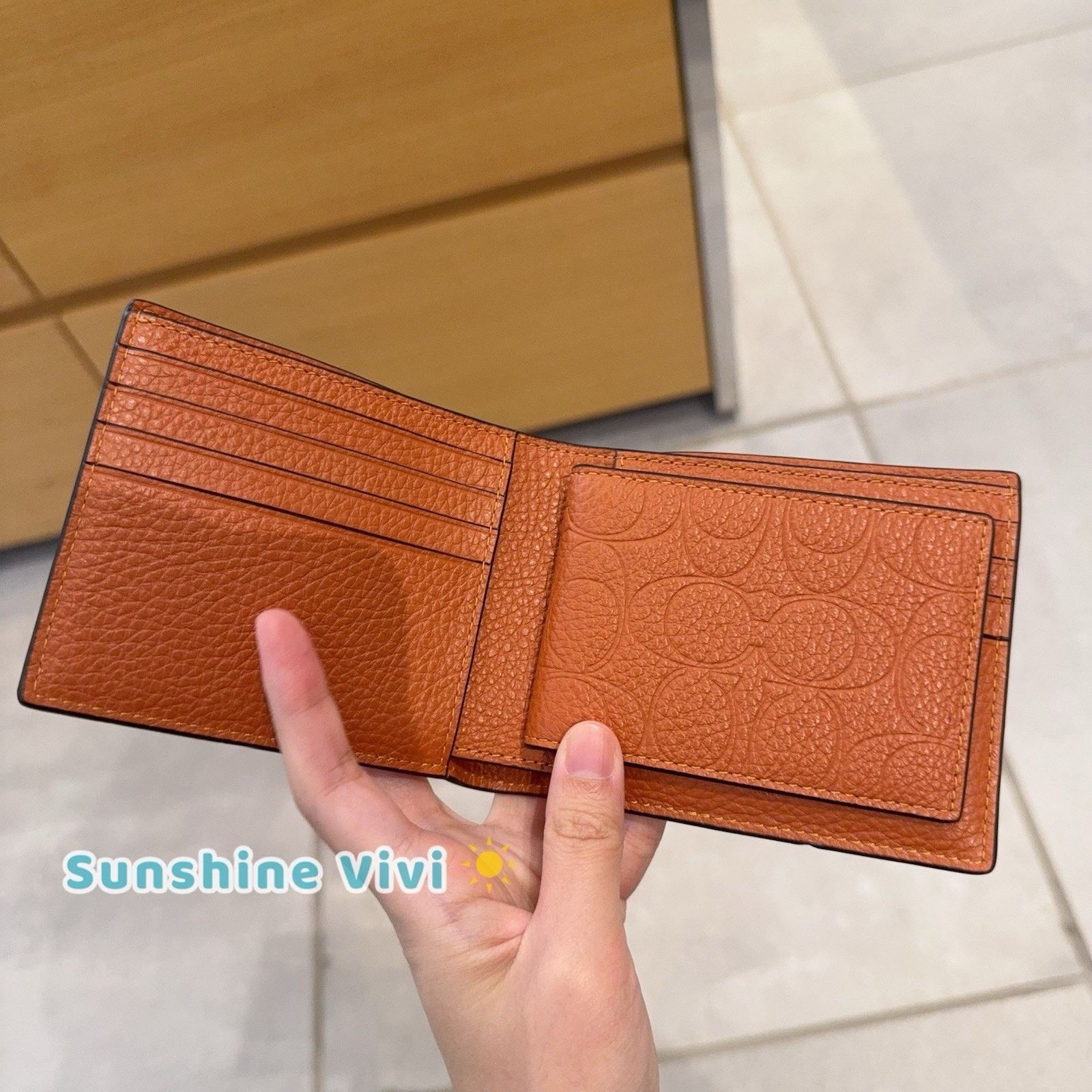 Coach NWT Coach 3 in 1 Wallet In Signature Leather Smooth Toffee Size ONE SIZE - 2 Thumbnail