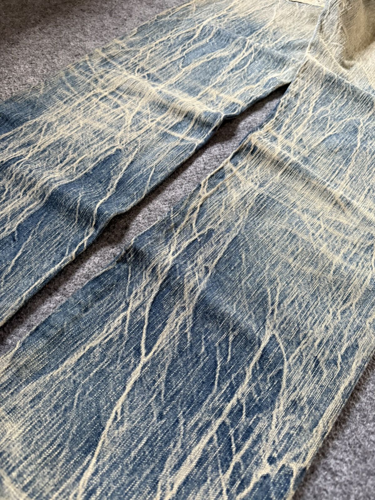 Edwin Vintage EDWIN 503 Faded Mud Wash Loose Jeans Size US 32 / EU 48 - 14 Thumbnail