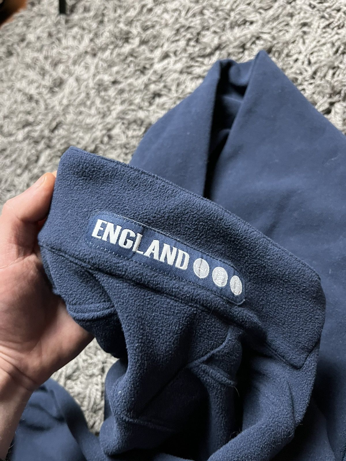 Nike Vintage Nike England Rugby Player Issue Fleece 1/4 Zip O2 Size US XL / EU 56 / 4 - 9 Thumbnail