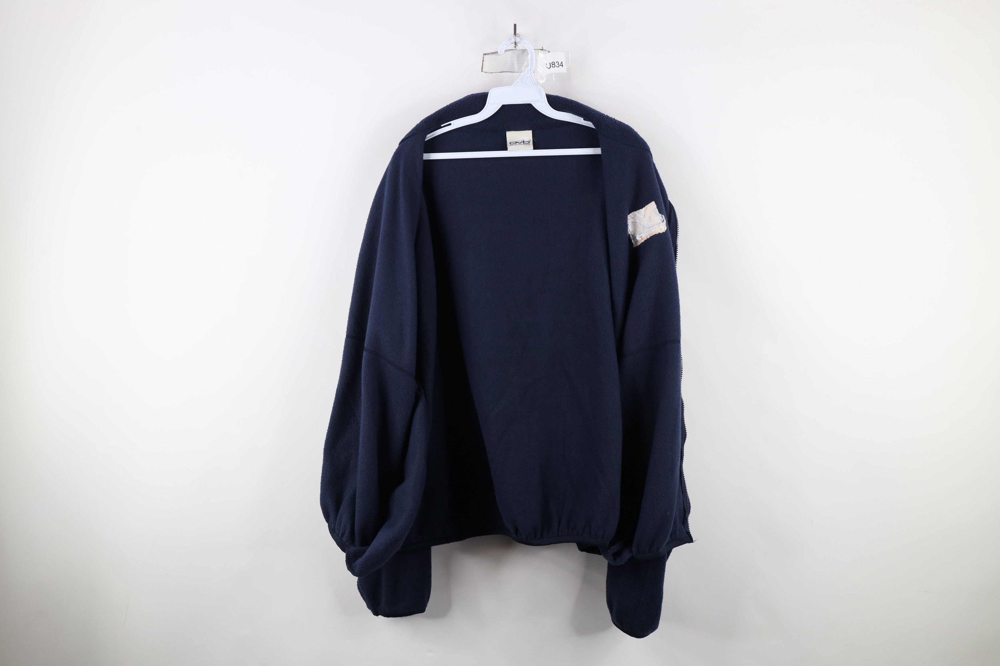 Vintage Vintage 90s University of Michigan Wolverines Fleece Jacket Size US XL / EU 56 / 4 - 8 Thumbnail