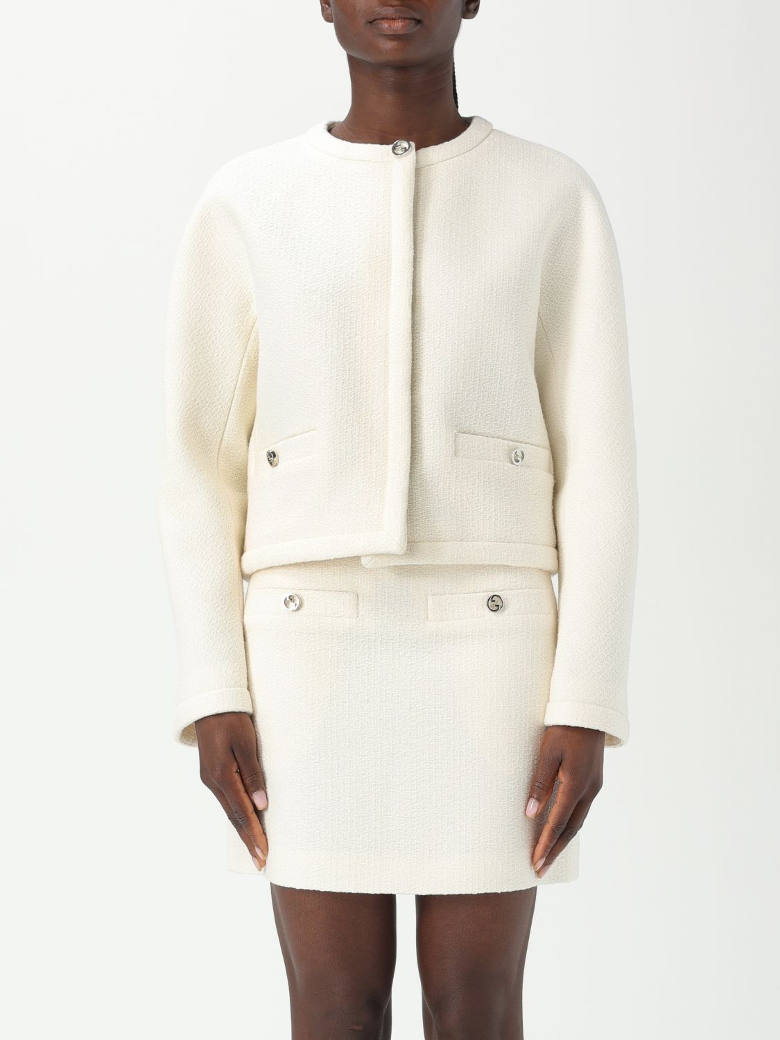 Gucci Gucci Jacket Woman White Size M / US 6-8 / IT 42-44 - 1 Thumbnail