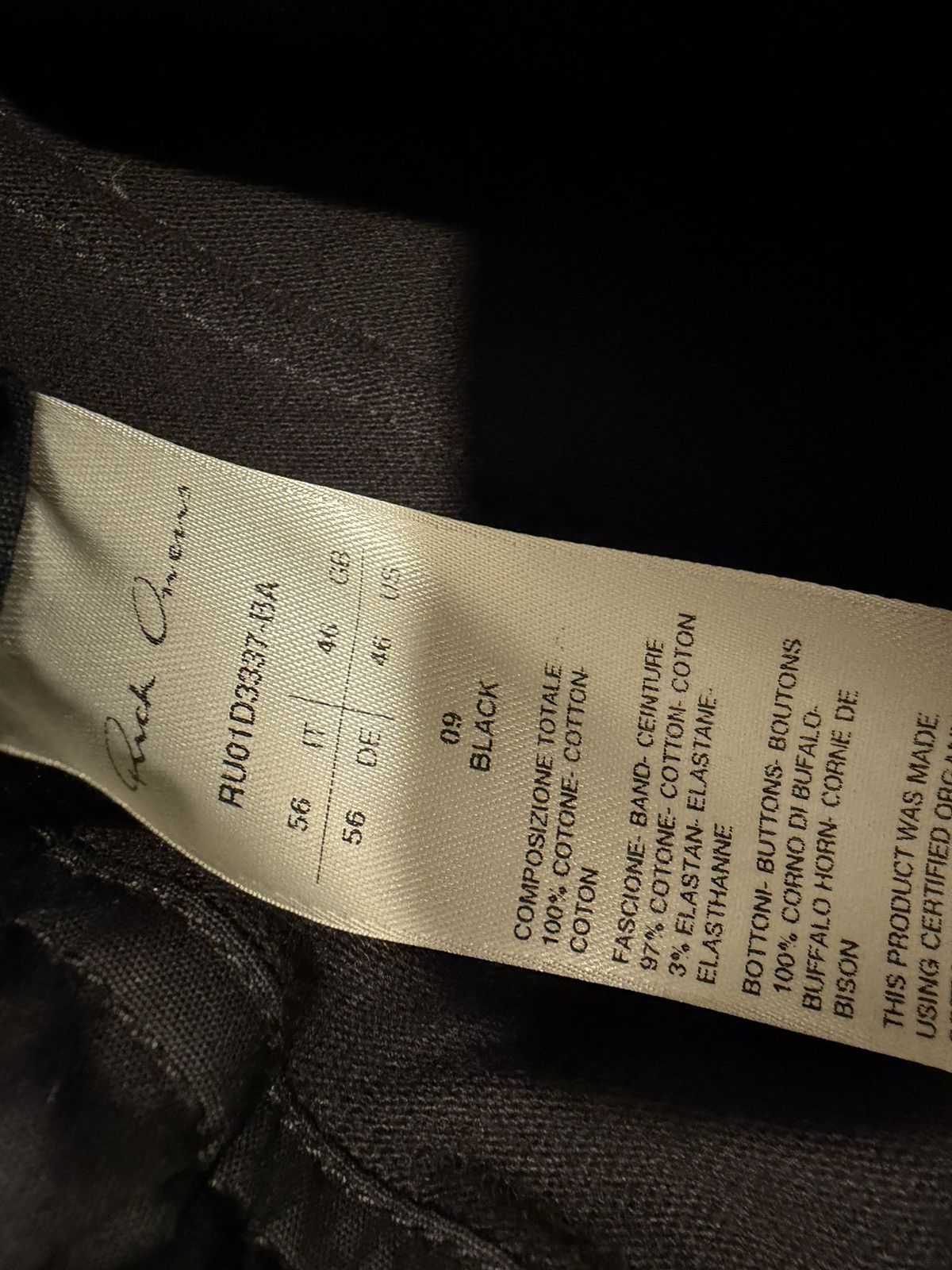 Rick Owens Rick Owens cargo pants. 56/38-40. $1290 Size US 40 / EU 56 - 9 Thumbnail