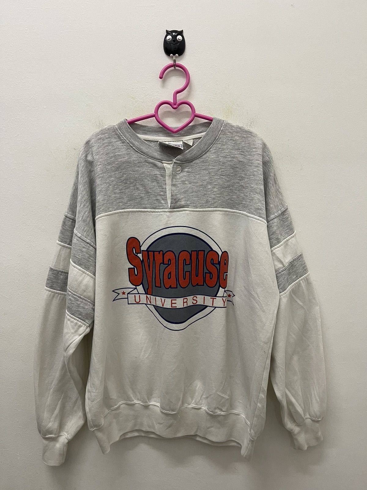 Vintage Rare Vintage SYRACUSE UNIVERSITY Sweatshirt Size US L / EU 52-54 / 3 - 1 Thumbnail