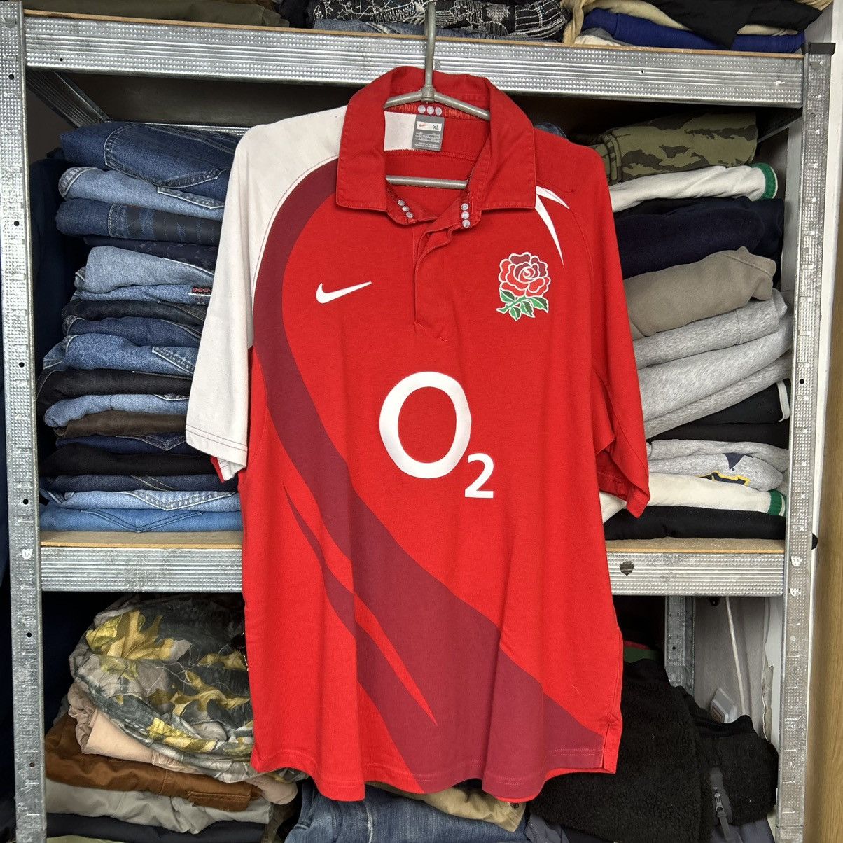 Nike Vintage Nike England O2 Rugby streetwear 2000’s polo Size US XL / EU 56 / 4 - 1 Thumbnail