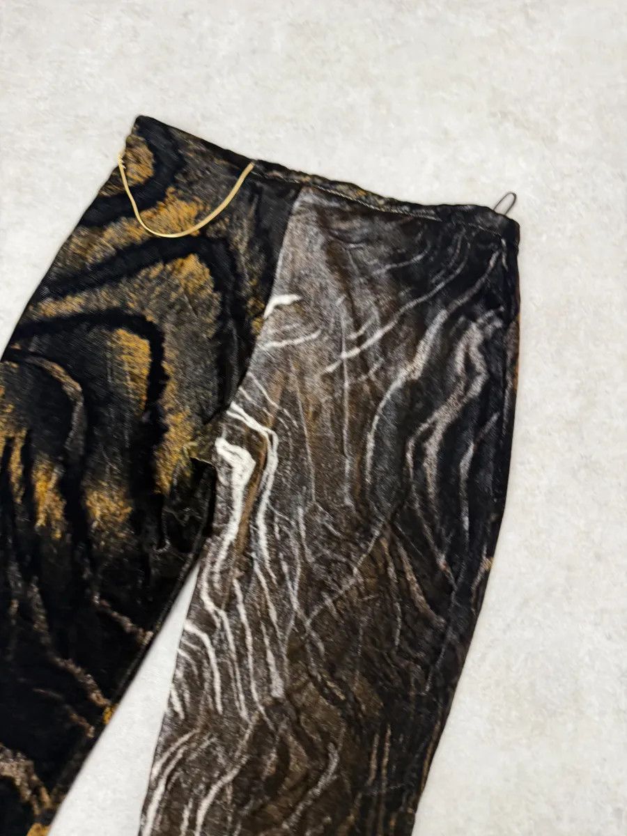 Roberto Cavalli 2000s Roberto Cavalli Brown Velvet Cozy Pants Size 28" / US 6 / IT 42 - 6 Thumbnail