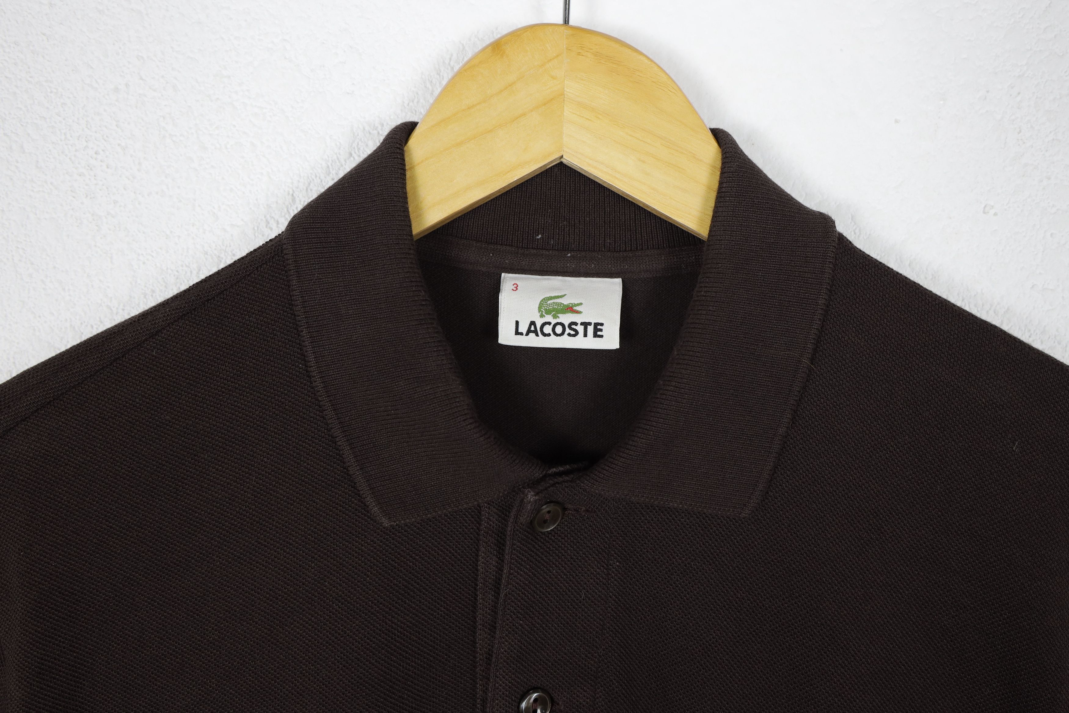 Lacoste × Vintage Vintage Lacoste Croc Logo Rugby Polo Shirt 90s Size US L / EU 52-54 / 3 - 8 Thumbnail