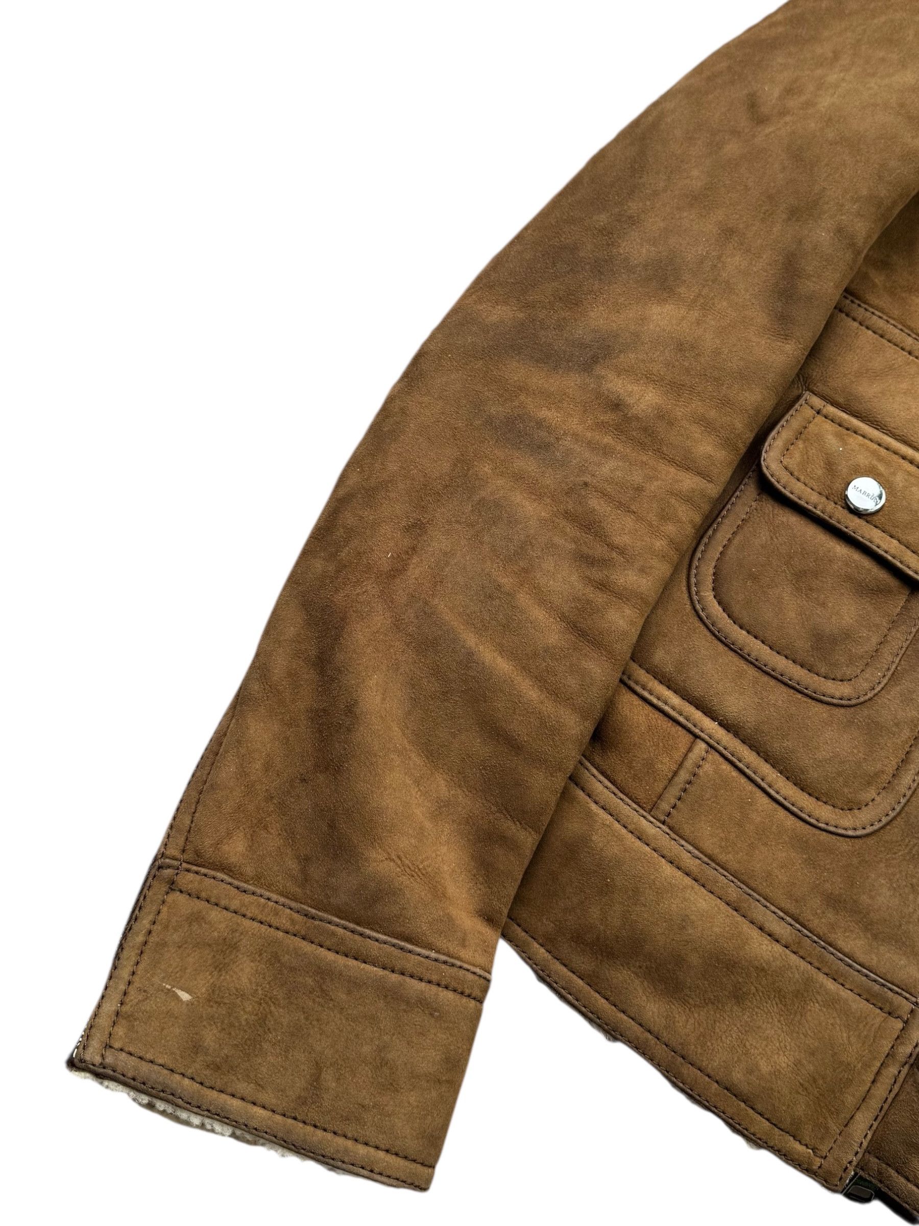 Japanese Brand Cropped Real Sheepskin Jacket From The 90's(V94) Size S / US 4 / IT 40 - 4 Thumbnail
