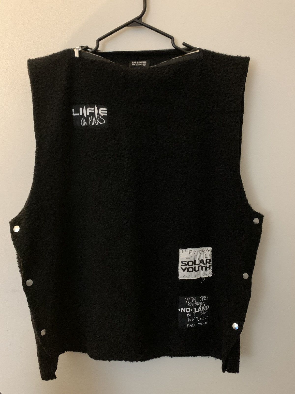 Raf Simons Raf Simons FW20 fleece zip neck vest Size US M / EU 48-50 / 2 - 1 Thumbnail