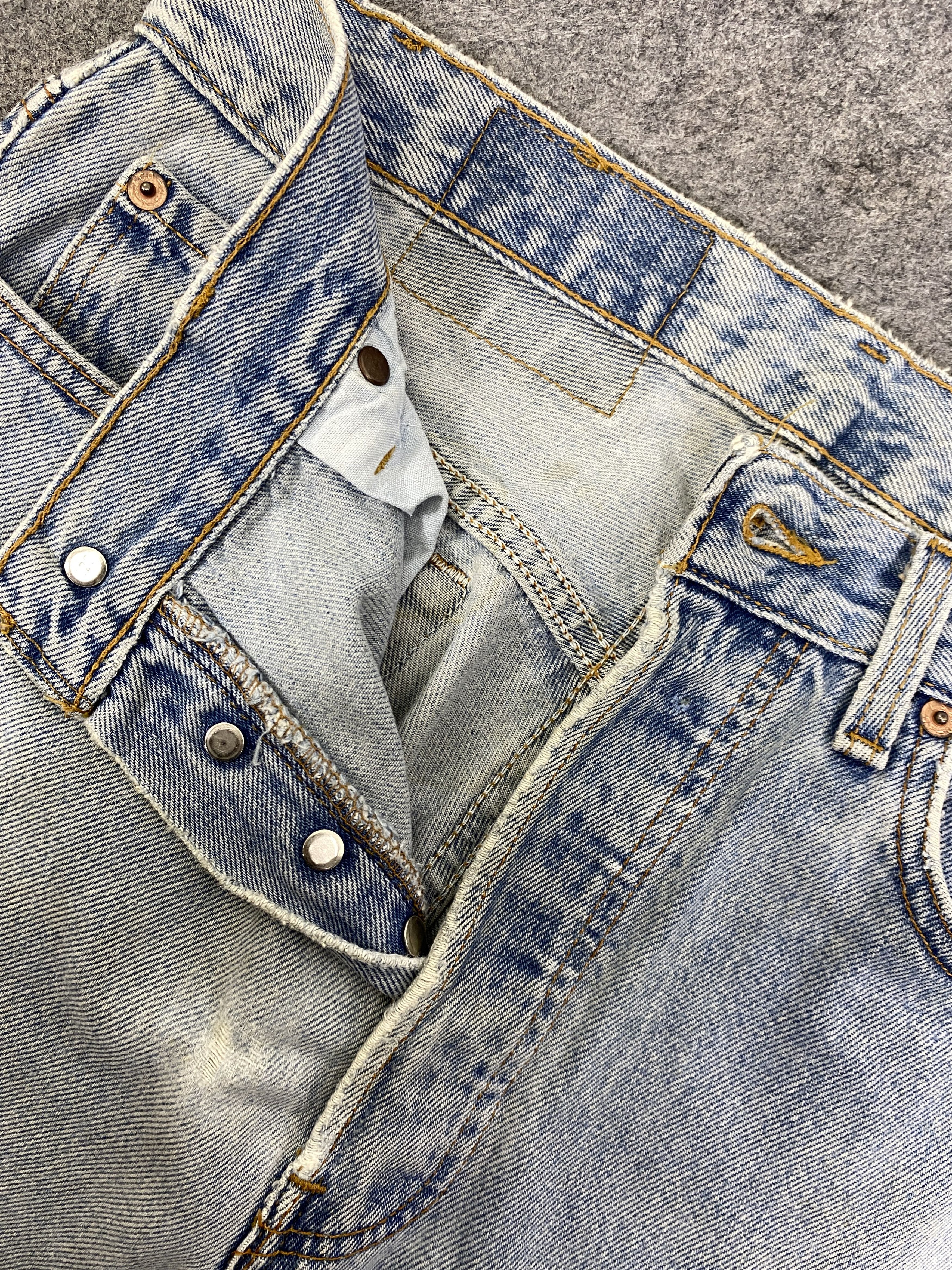 Levi's Light Blue Wash Vintage Levis 501 USA 30x27.5 - JN3170 Size US 30 / EU 46 - 7 Thumbnail