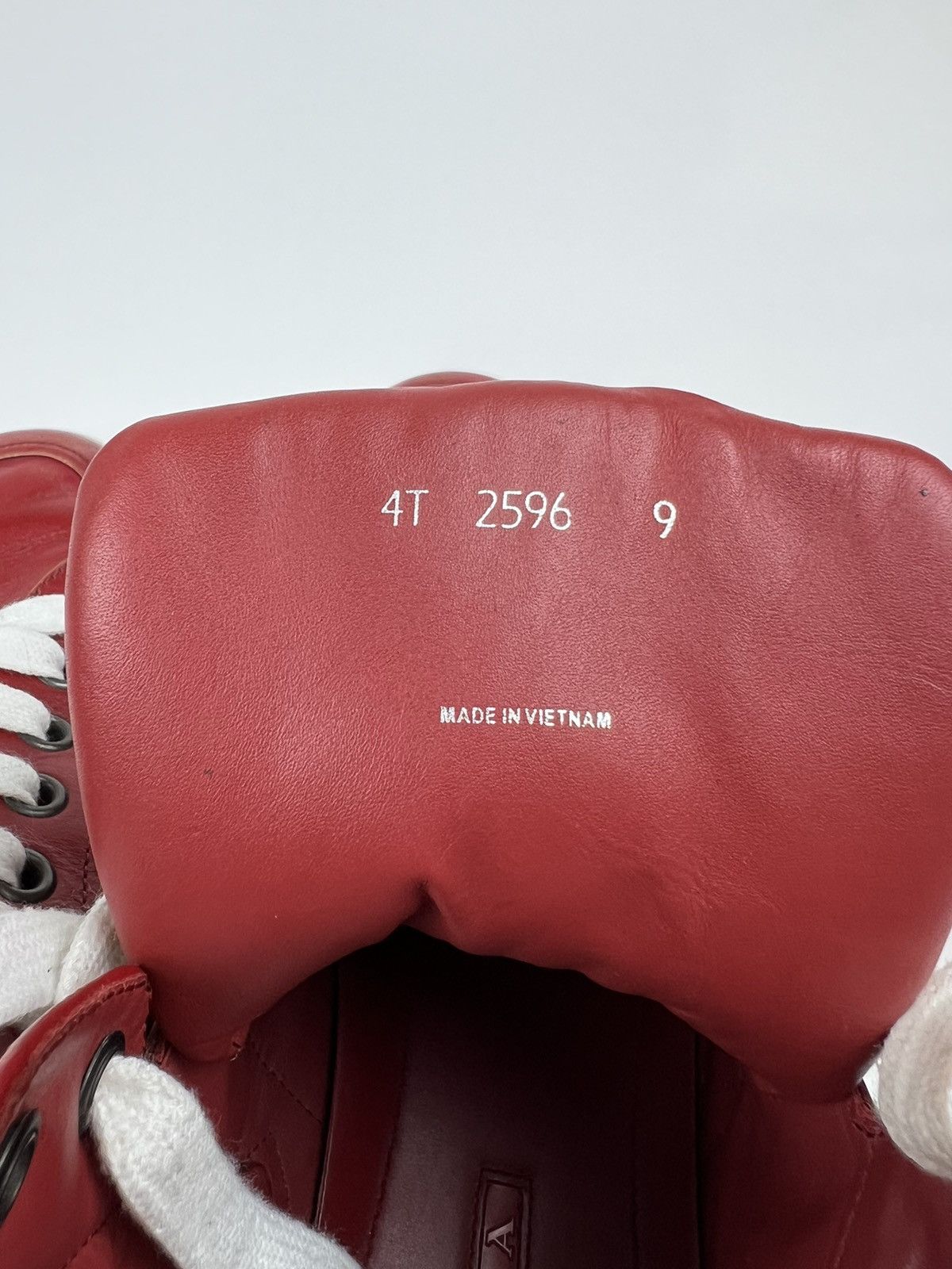 Prada PRADA Sneakers Hi Top Leather Shoes Side Zip Red Tab Logo Size US 10 / EU 43 - 23 Thumbnail