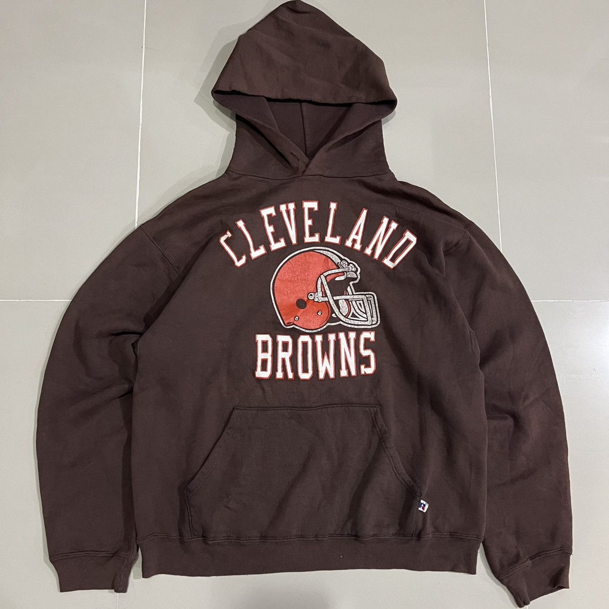 Russell Athletic Rare 80s Russell Athletic Brown Hoodie Size US L / EU 52-54 / 3 - 1 Thumbnail