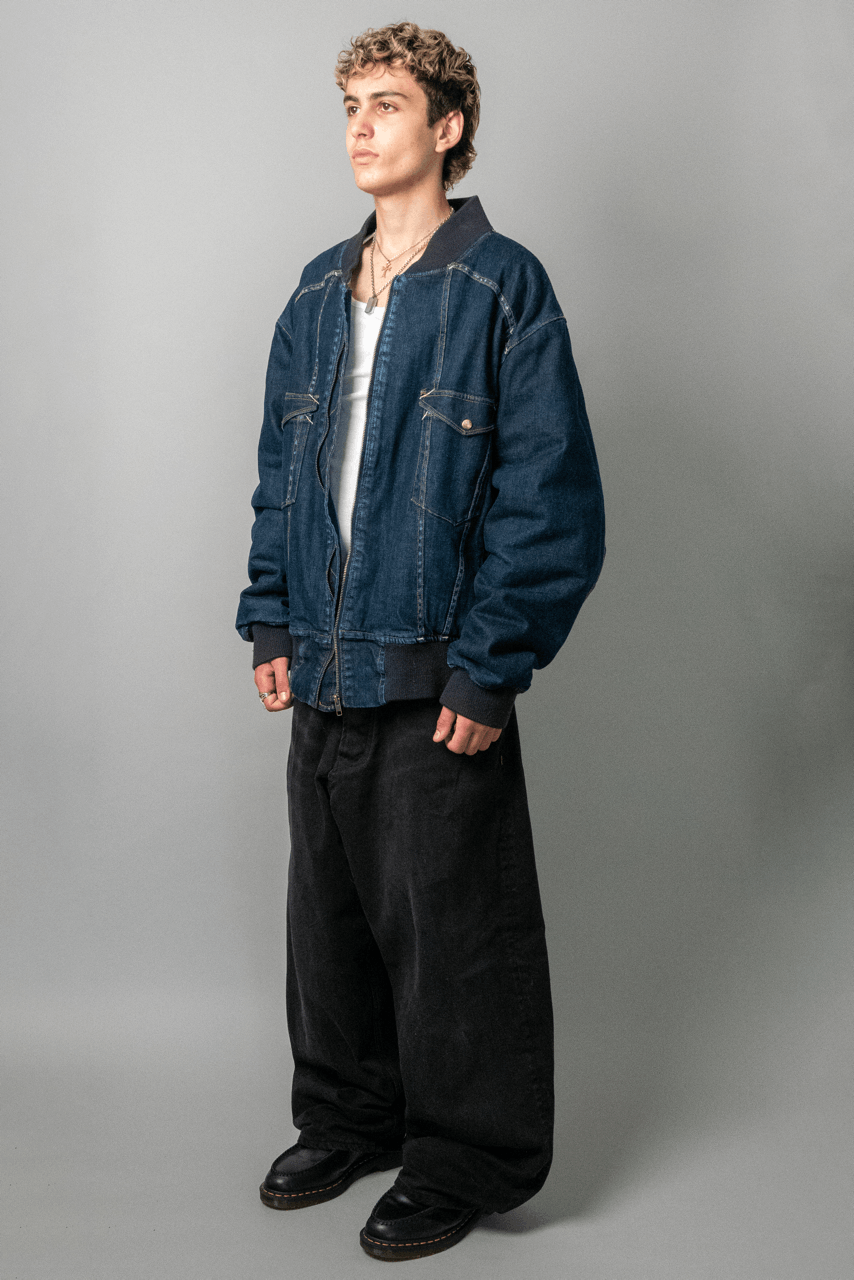 Handmade Denim Bomber Size US L / EU 52-54 / 3 - 3 Thumbnail