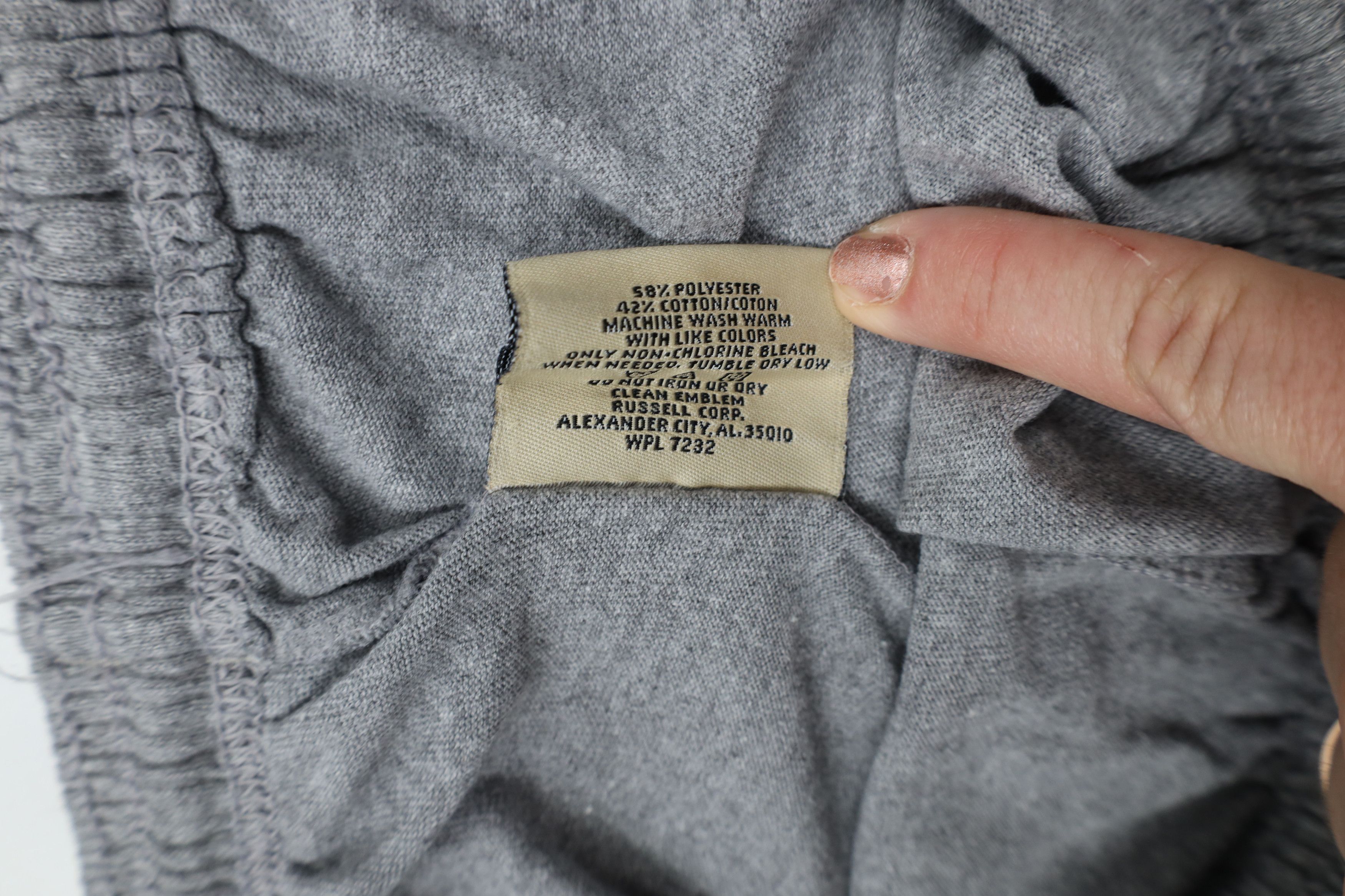 Russell Athletic × Vintage Vintage 90s Russell Athletic State University Shorts Gray Size US 38 / EU 54 - 9 Thumbnail