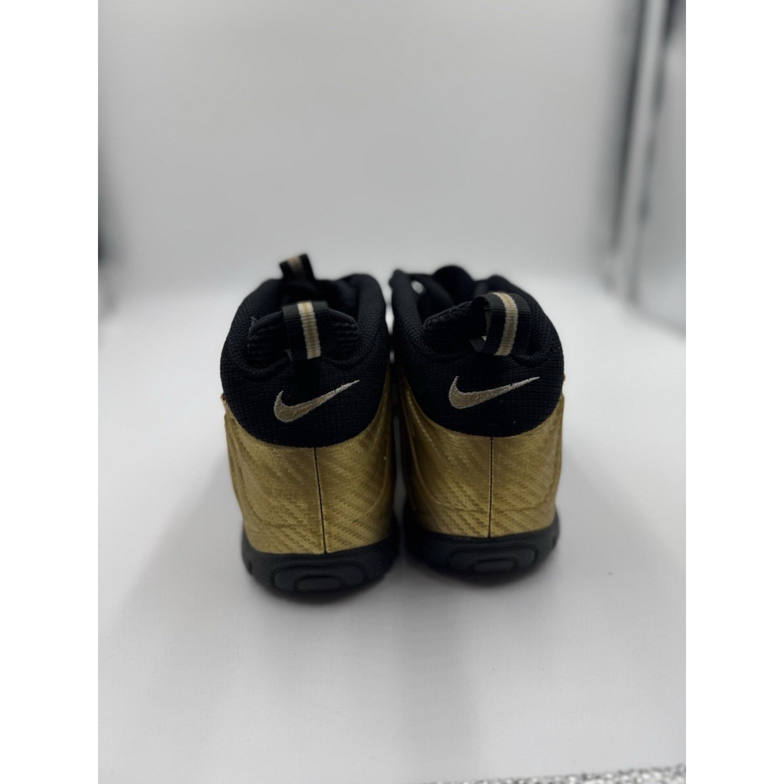 Nike Size 5.5 (GS) - Nike Little Posite Pro Mid Metallic Gold Size US 5.5 / IT 35.5 - 3 Thumbnail