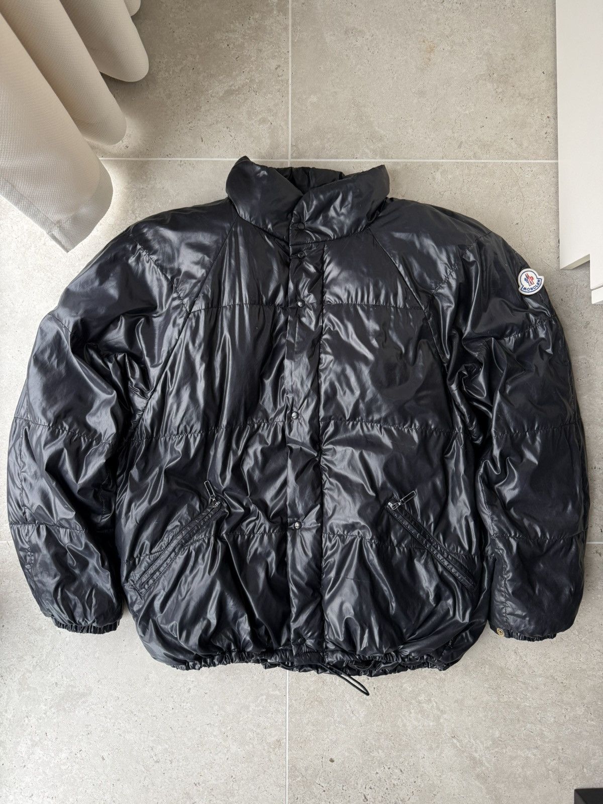 Moncler Vintage 90s Moncler Grenoble Black Puffer Jacket Size US L / EU 52-54 / 3 - 1 Thumbnail