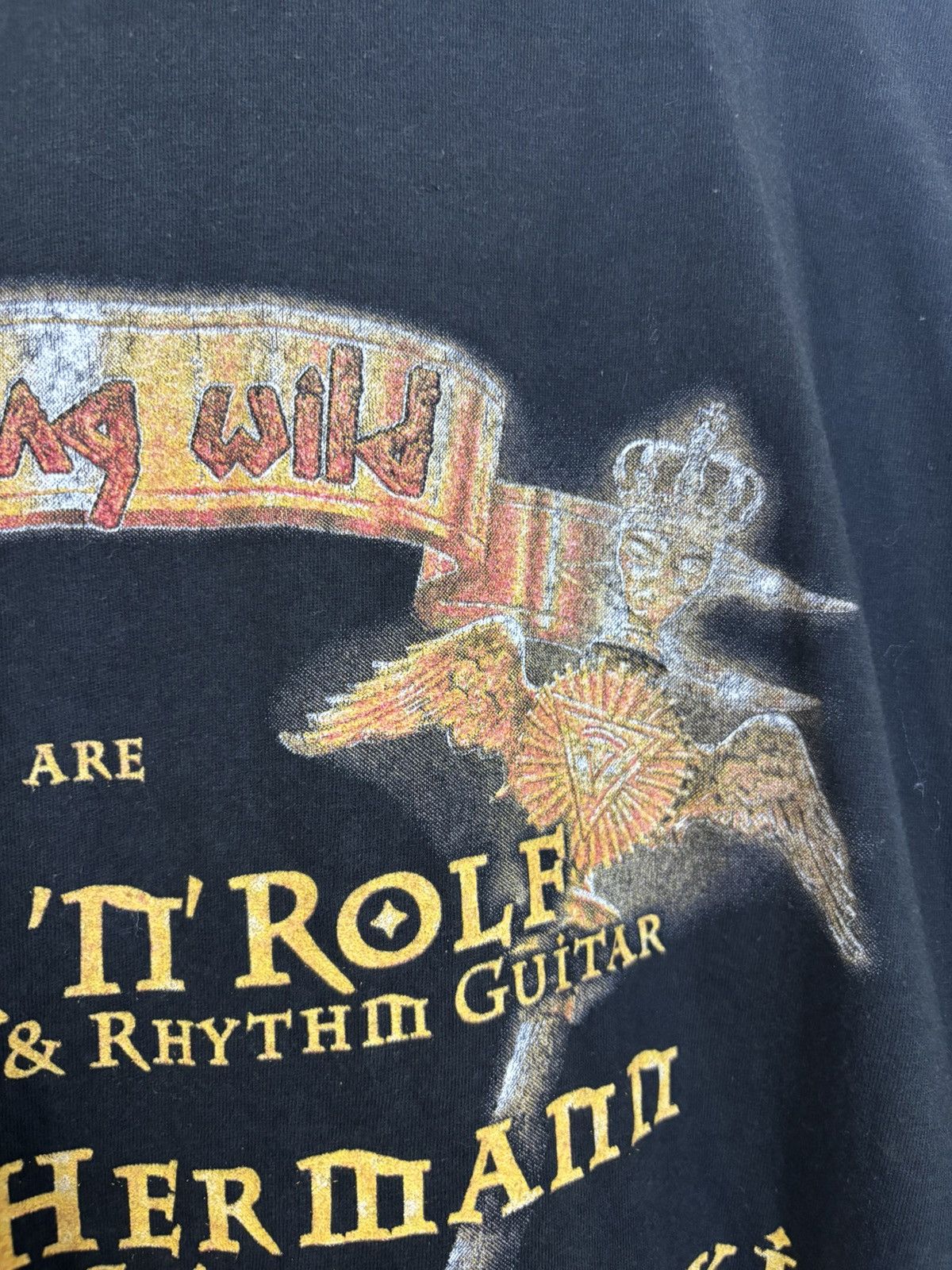 Band Tees × Vintage Vintage Running Wild Tshirt Size US XL / EU 56 / 4 - 4 Thumbnail