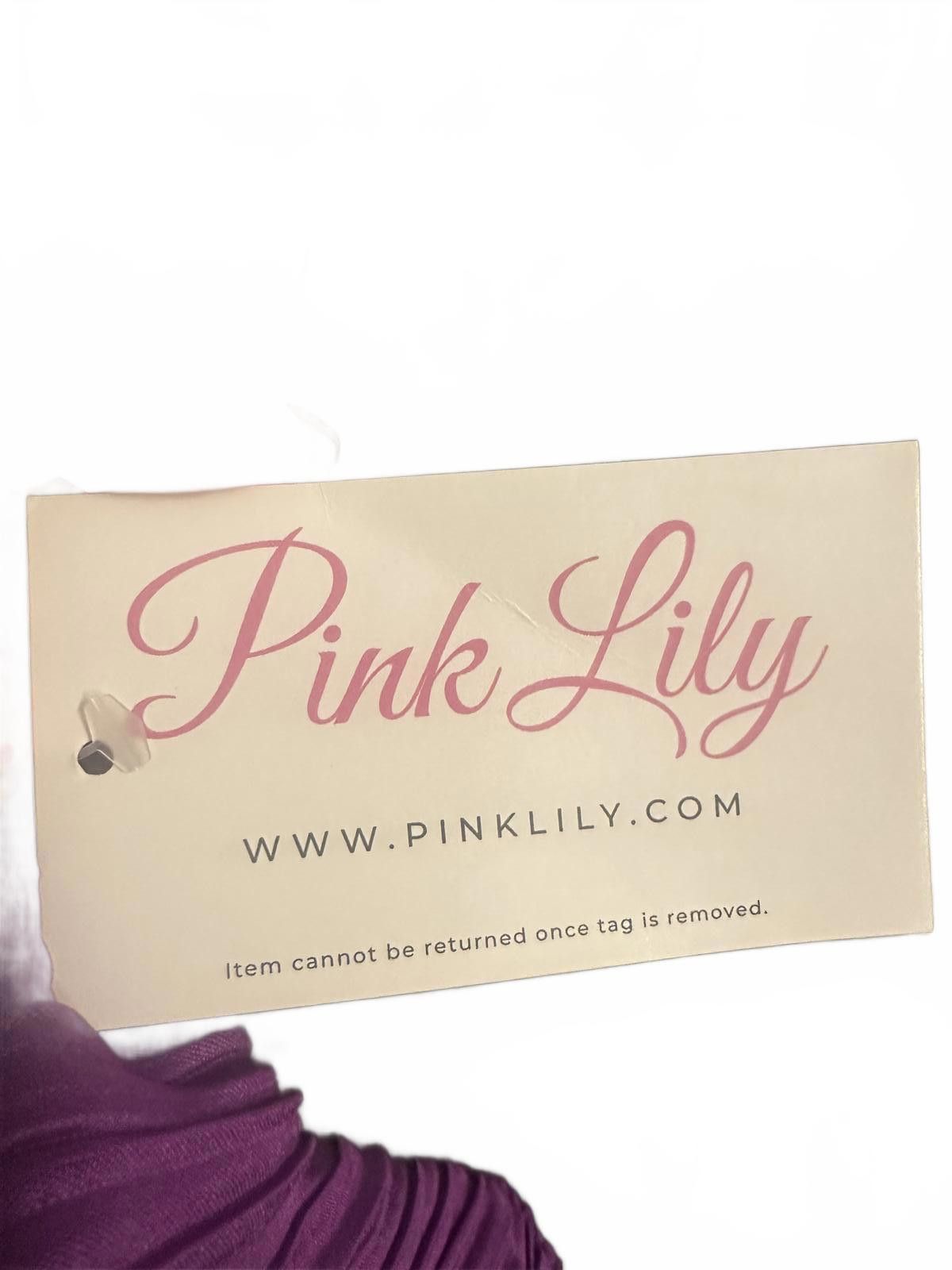 Designer Elegant Purple dress by Pink Lily Size XXL / US 16-18 / IT 52-54 - 2 Thumbnail