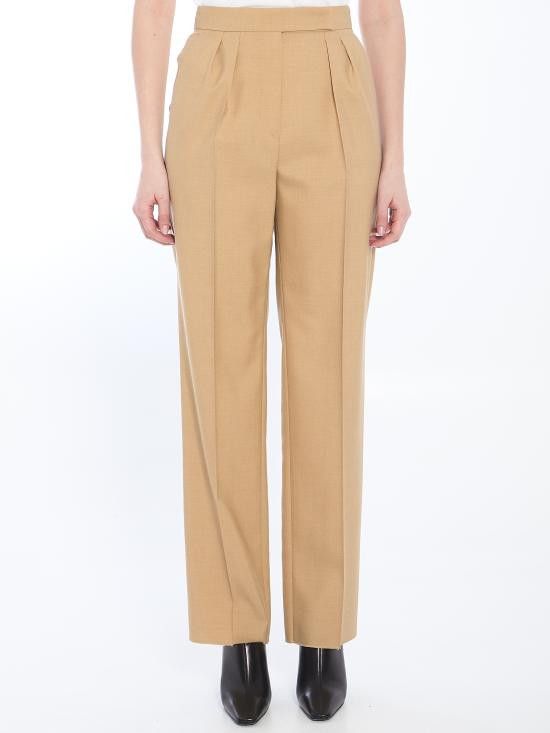 Max Mara MAX MARA Women Straight Pants 2511131141600 BEIGE Size 30" / US 8 / IT 44 - 1 Thumbnail
