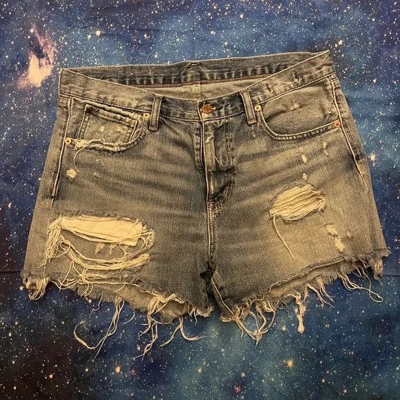 Denim & Supply Ralph Lauren Ralph Lauren Denim & Supply Cutoff Shorts Size 30" / US 8 / IT 44 - 1 Thumbnail