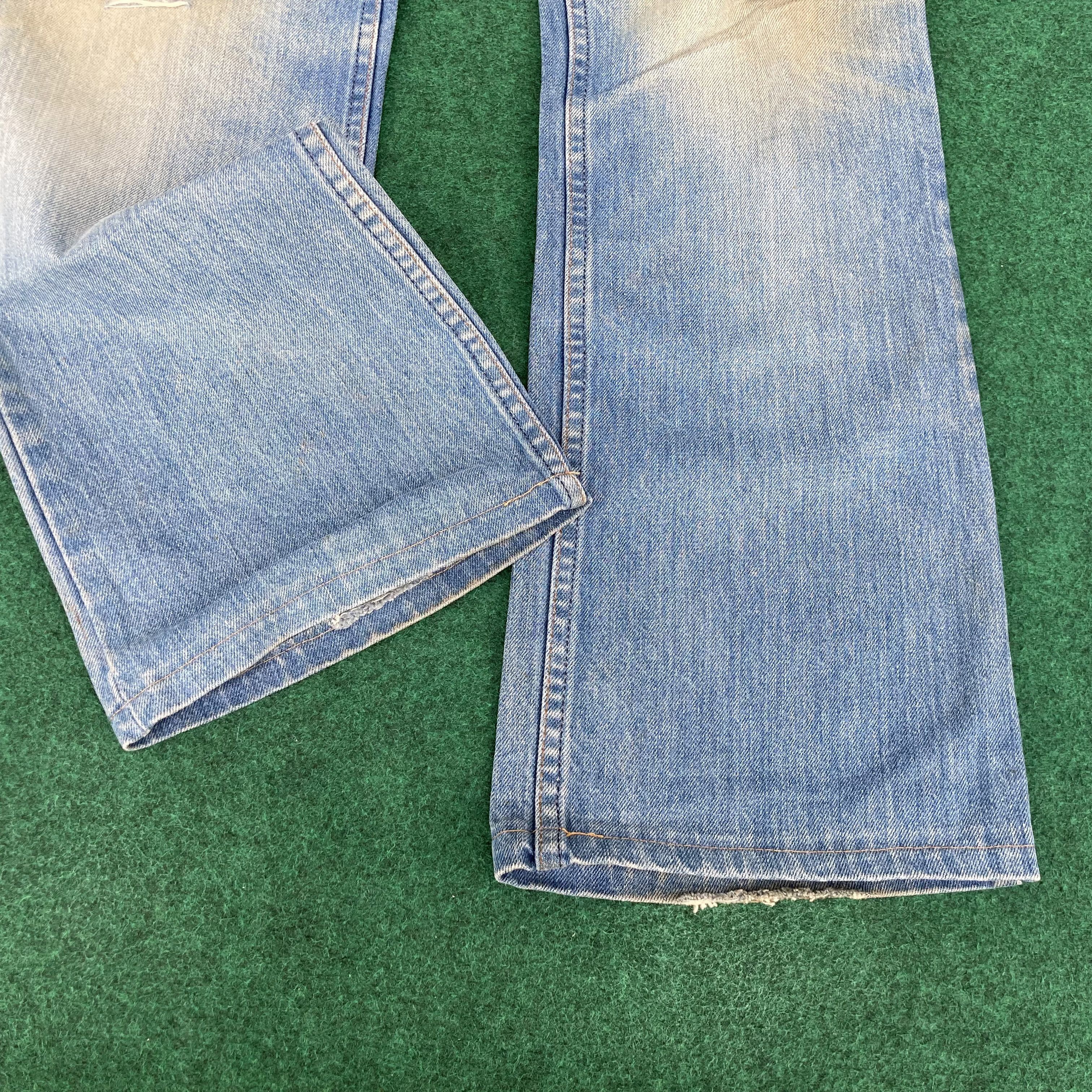 Levi's 30x30 Vtg Levis 517 70s Bootcut Button No 8 Orange Tab Jeans Size US 30 / EU 46 - 10 Thumbnail