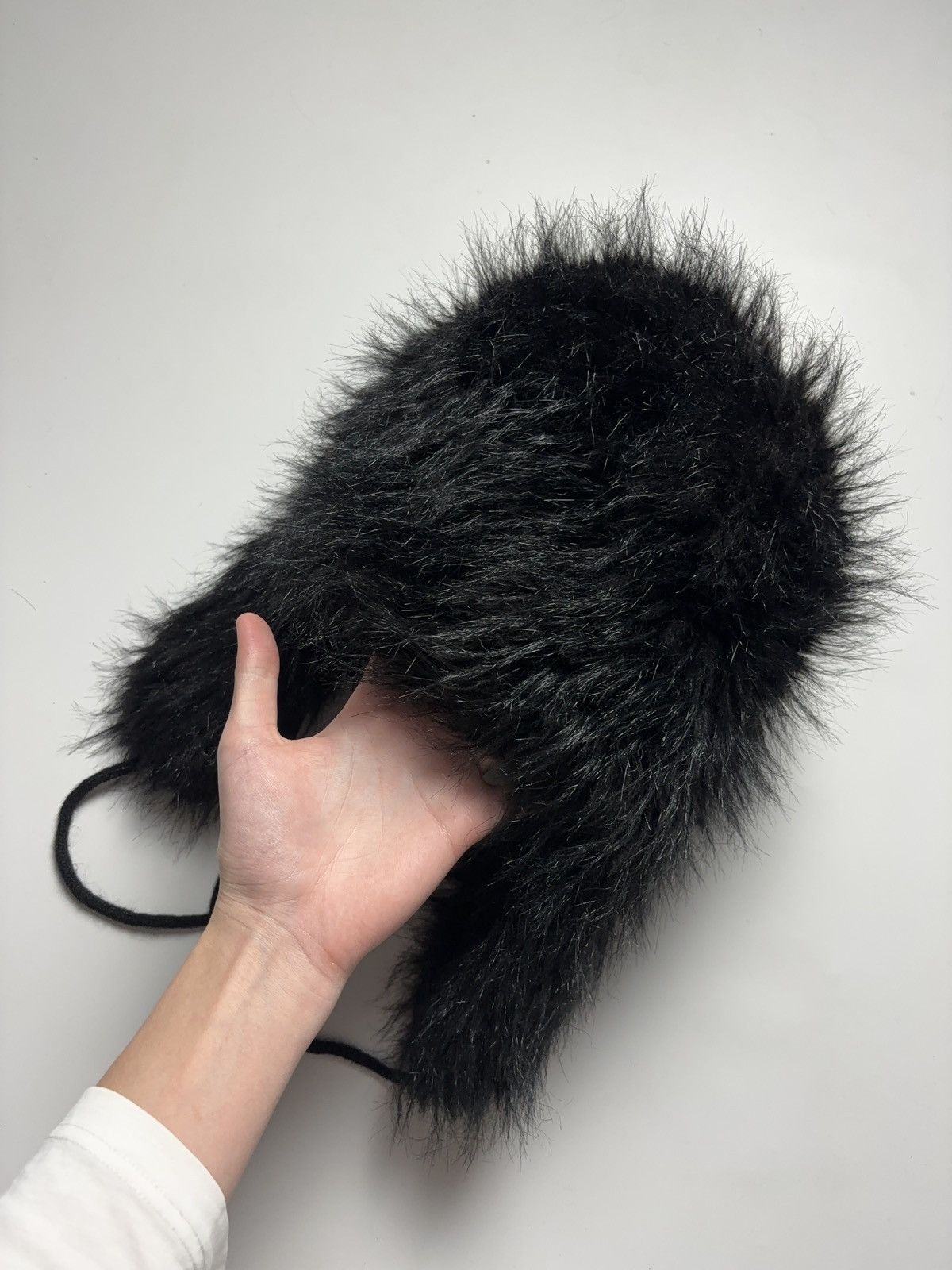 Vintage Fluffy ushanka faux fur vintage hat Size ONE SIZE - 6 Thumbnail