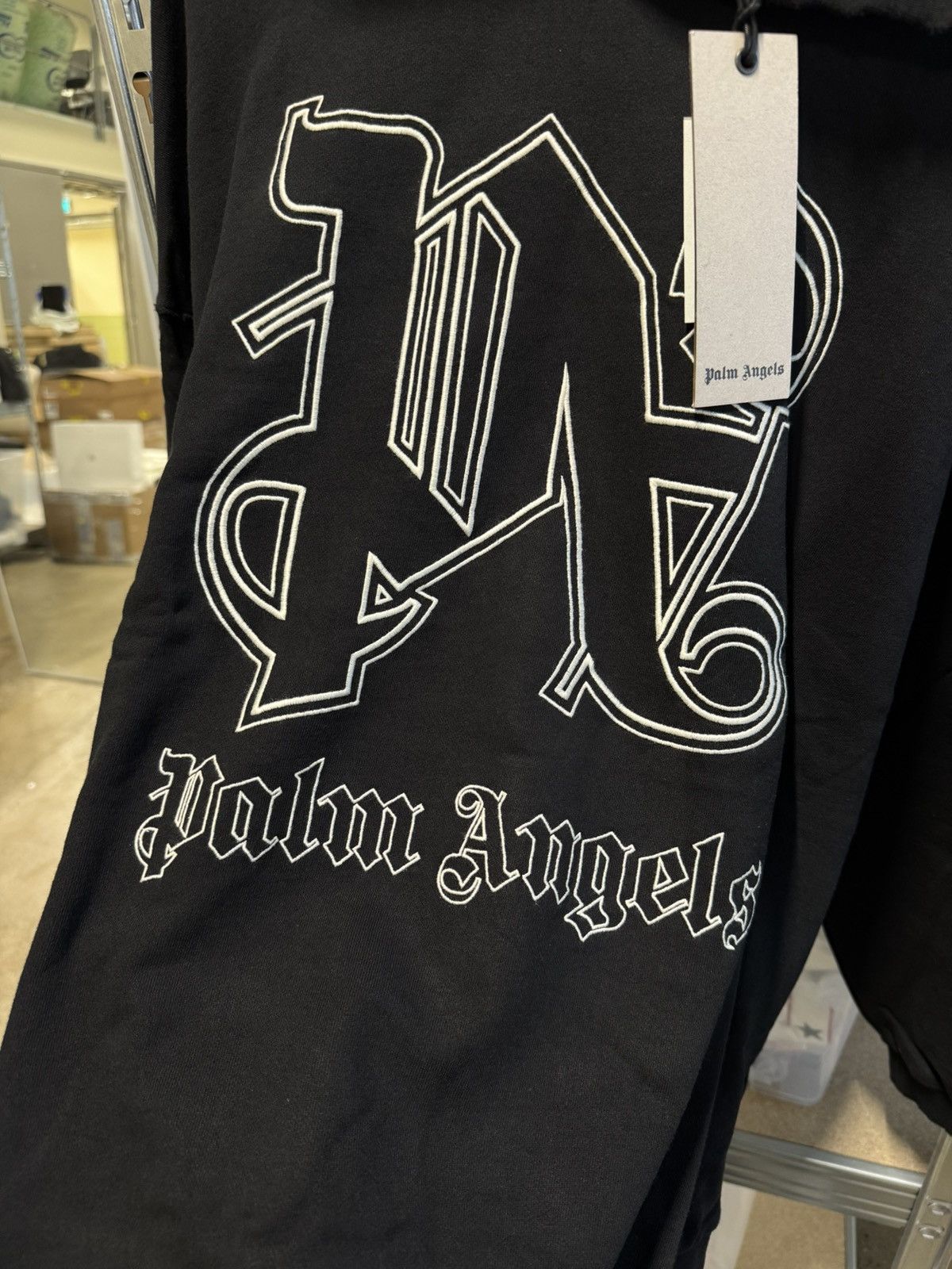 Palm Angels Palm Angels Monogram Statement Hoodie NEW 1100$ Size US S / EU 44-46 / 1 - 2 Thumbnail