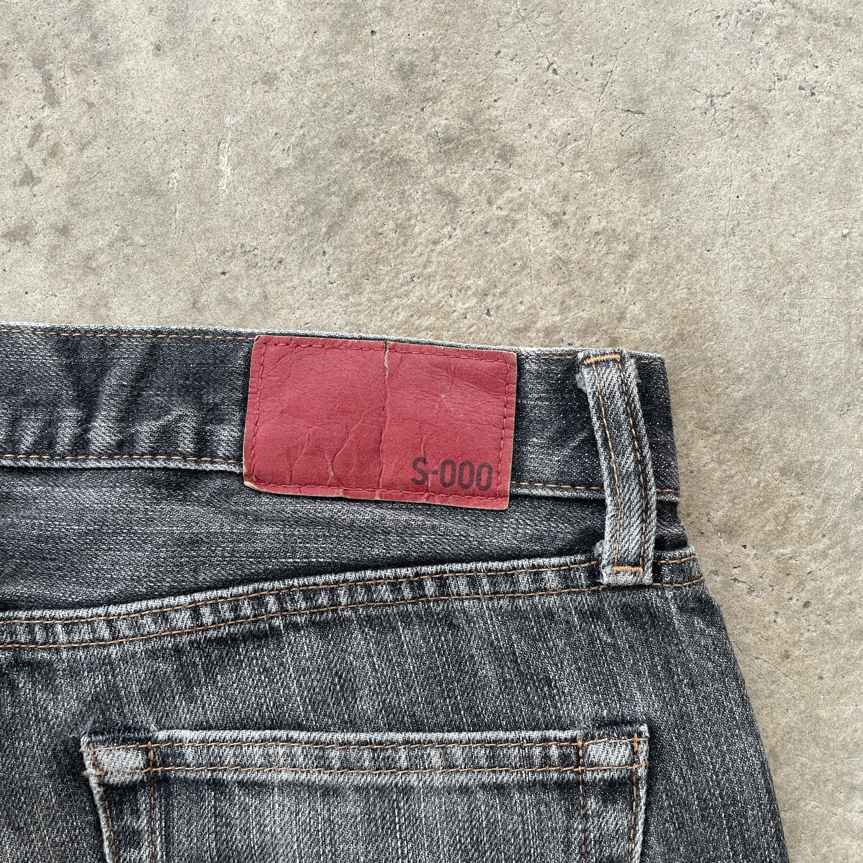 Japanese Brand × Vintage VINTAGE JAPANESE DISTRESSED FADED BLACK JEAN PANTS DENIM W34 Size US 34 / EU 50 - 8 Thumbnail