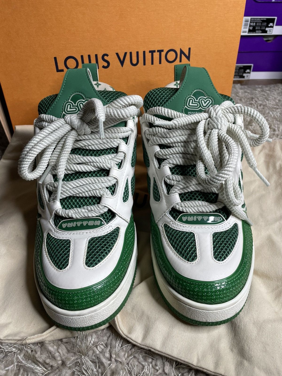 Louis Vuitton Louie Vuitton Skate Sneaker Green Size US 8.5 / EU 41-42 - 4 Thumbnail