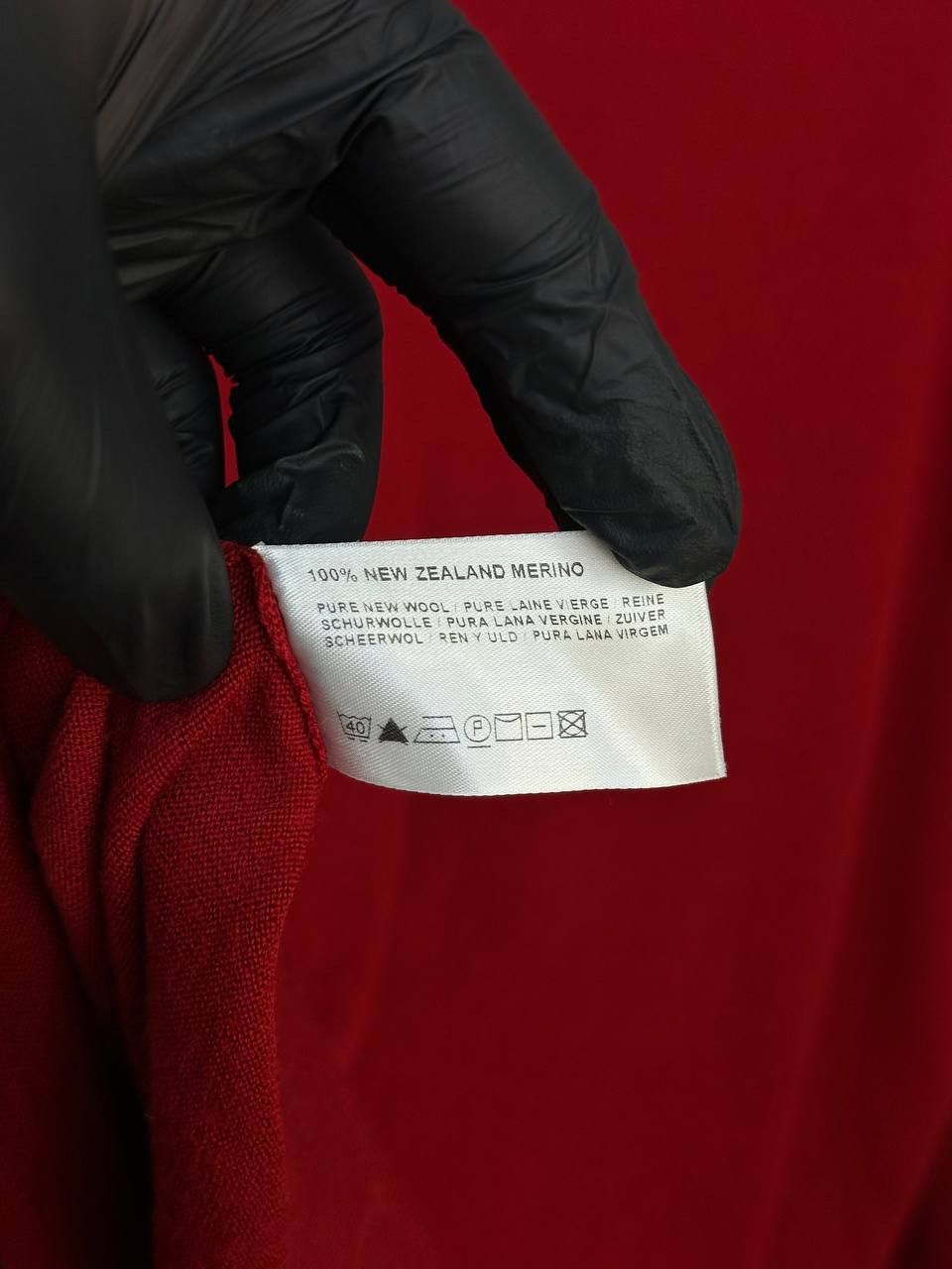 John Smedley John Smedley Merino Wool Sweater Red V-Neck Jumper Size US XXL / EU 58 / 5 - 14 Thumbnail
