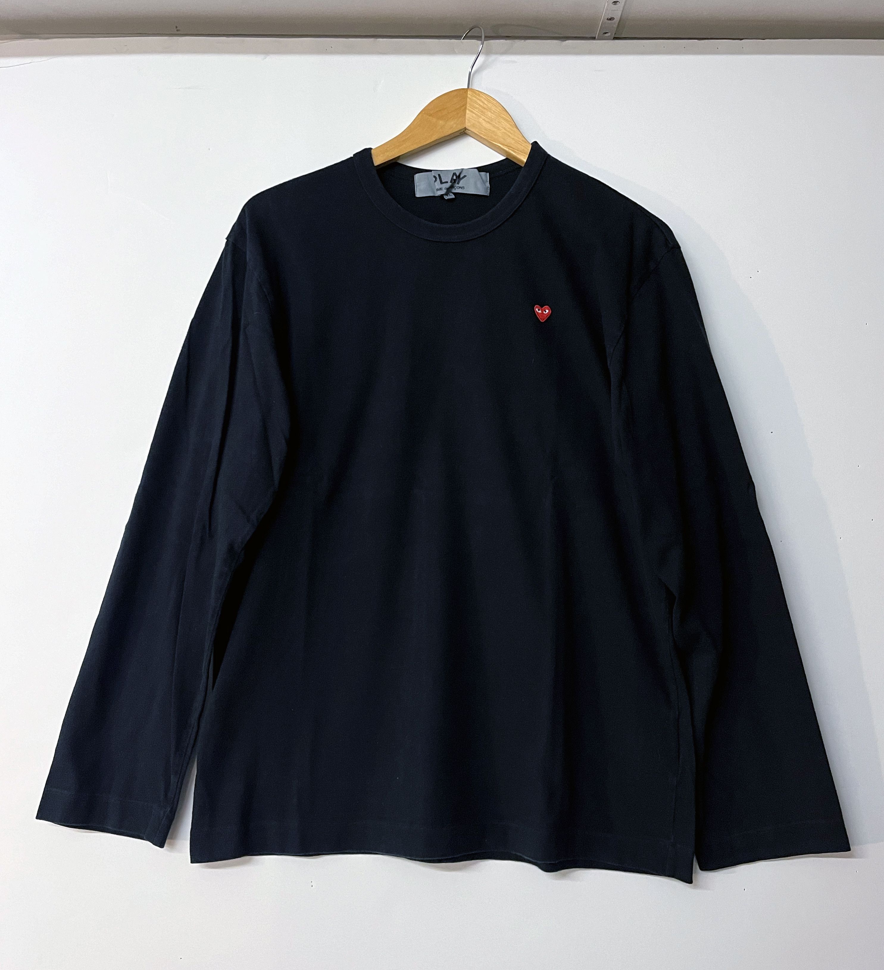 Comme des Garcons PLAY PLAY COMME DES GARÇONS Mini Heart LS Tee Black Size US L / EU 52-54 / 3 - 1 Thumbnail