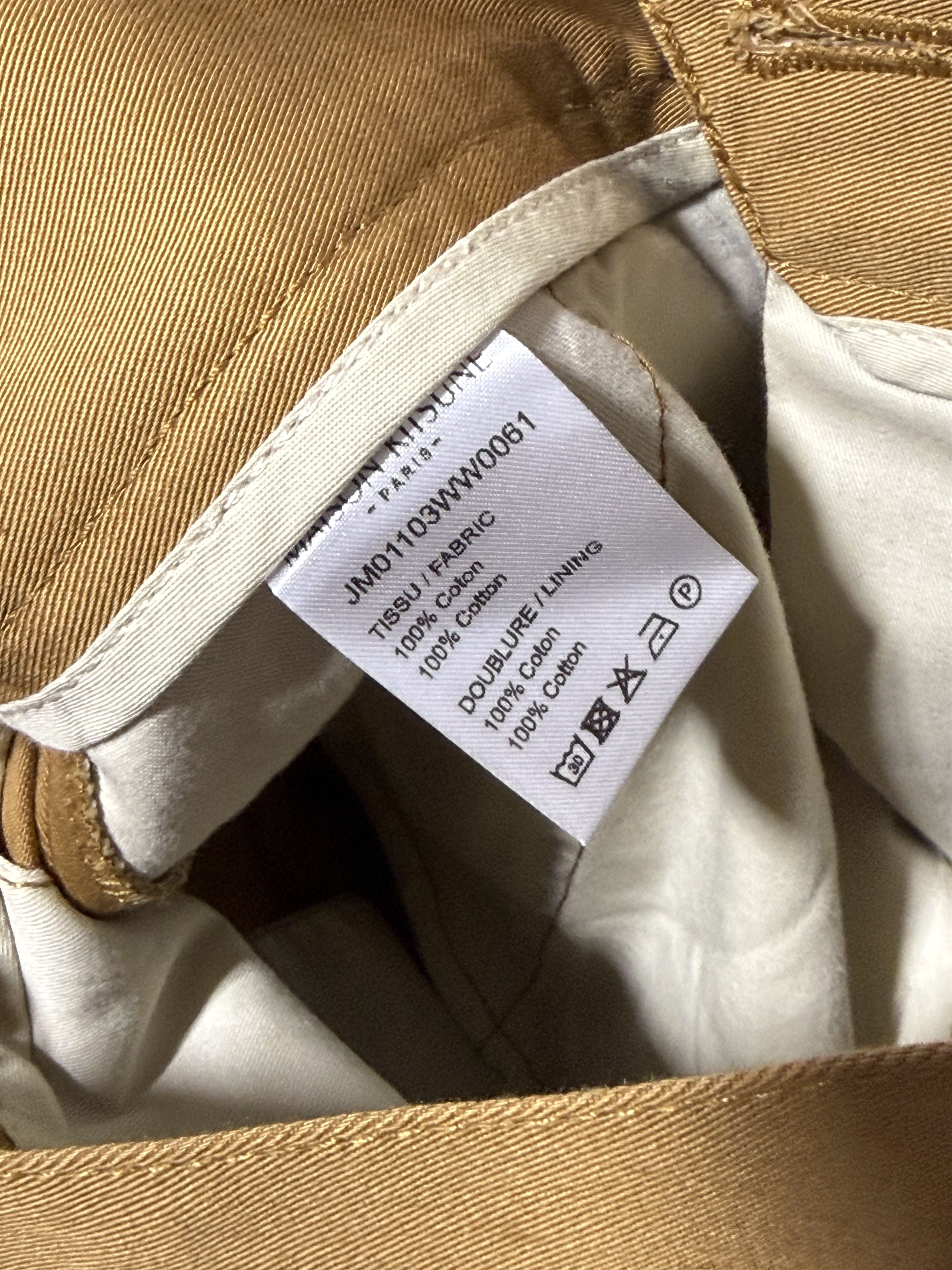 Maison Kitsune Maison Kitsune Pants 'Camel' Size US 36 / EU 52 - 4 Thumbnail
