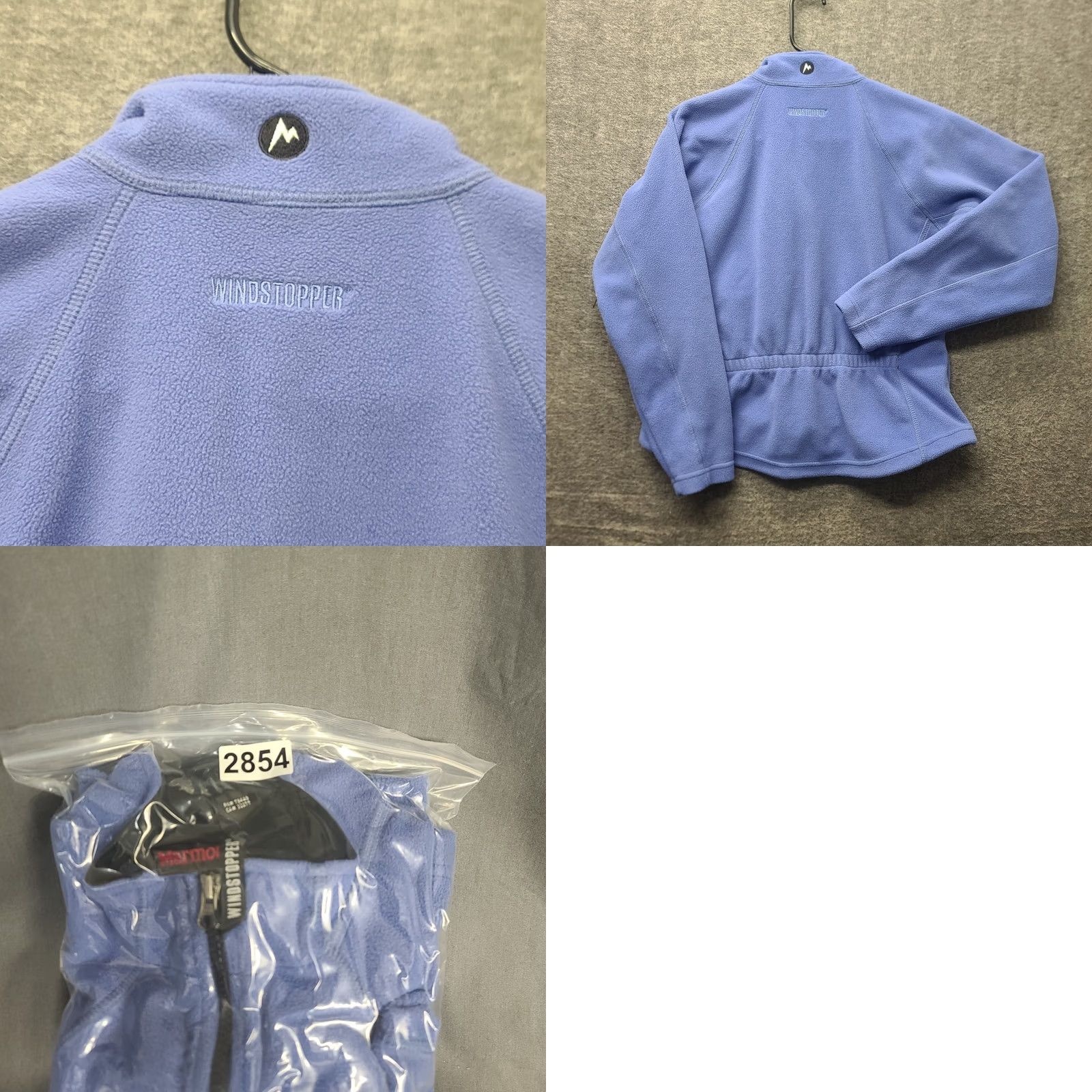 Marmot Marmot Windstopper Jacket Womens M Trim Fit Full Zip Moisture Wicking Gore Jacket Blue Regular Size M Womens Size M / US 6-8 / IT 42-44 - 9 Thumbnail
