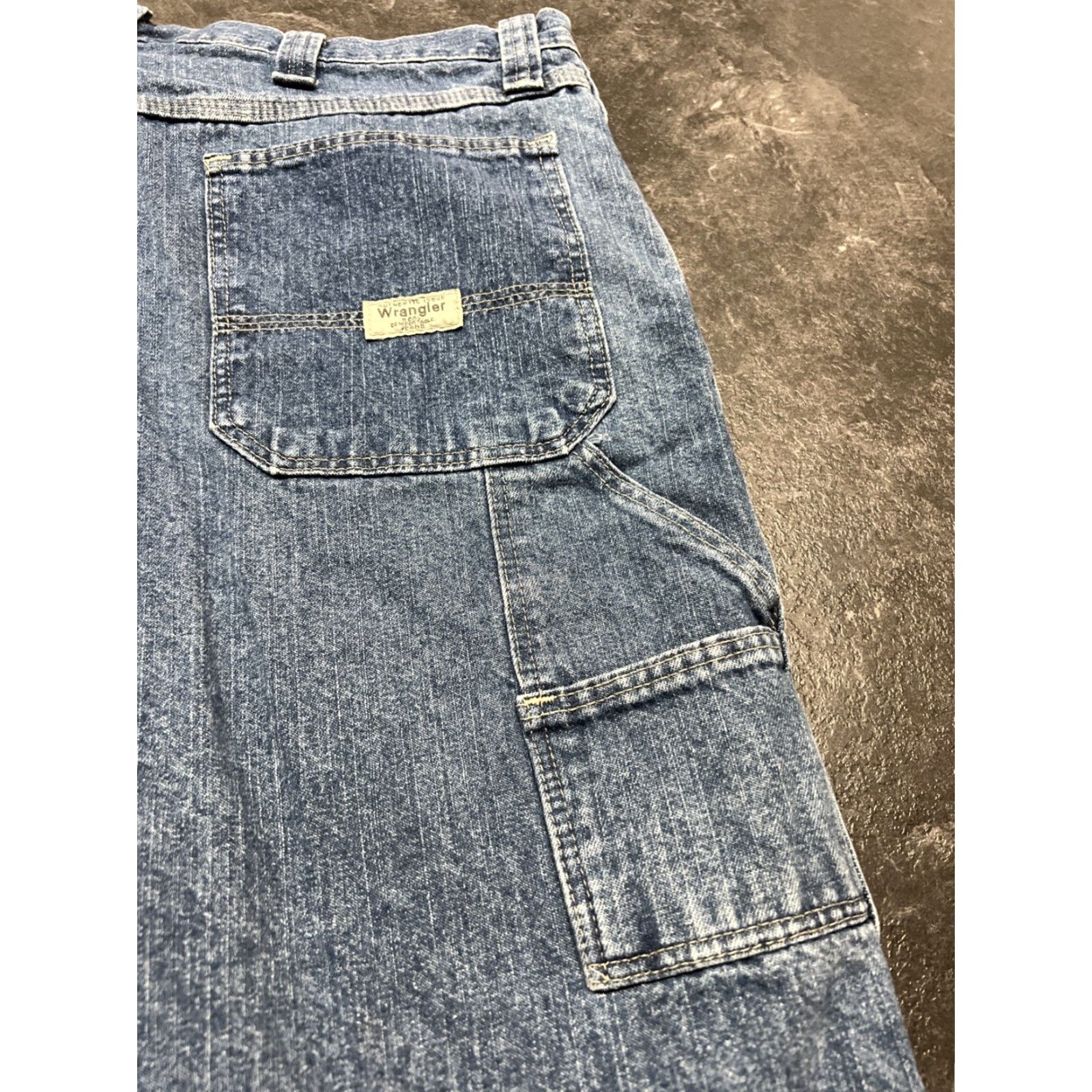 Wrangler W vintage Wrangler Cargo Jean Shorts Men’s 36 Blue Denim Casual Jorts Size US 36 / EU 52 - 3 Thumbnail