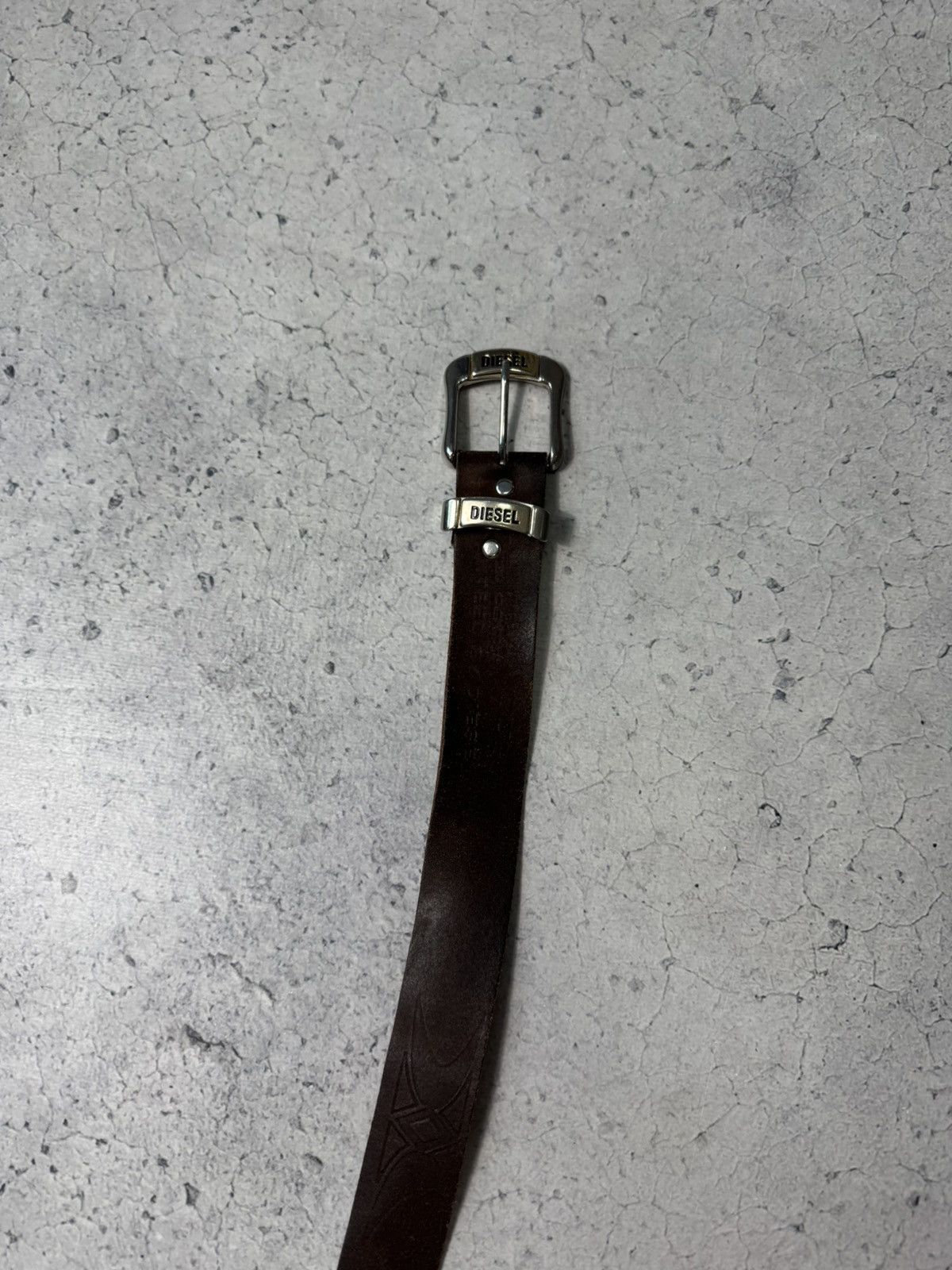 Diesel × Japanese Brand Diesel Leather Belt Hype Rare Y2K Brown Size ONE SIZE - 3 Thumbnail