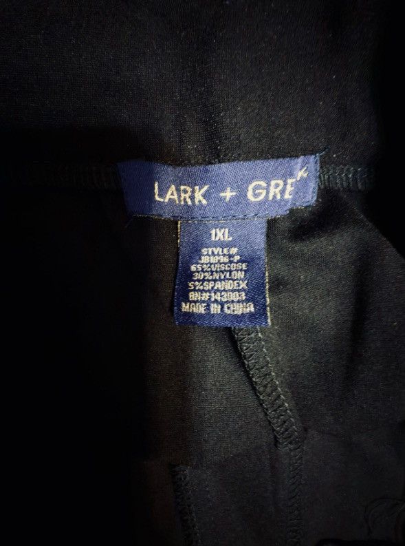 Other Lark + Grey 1XL Black Stretch Trousers – Lightweight - NWT Size 40" / US 18 - 3 Thumbnail