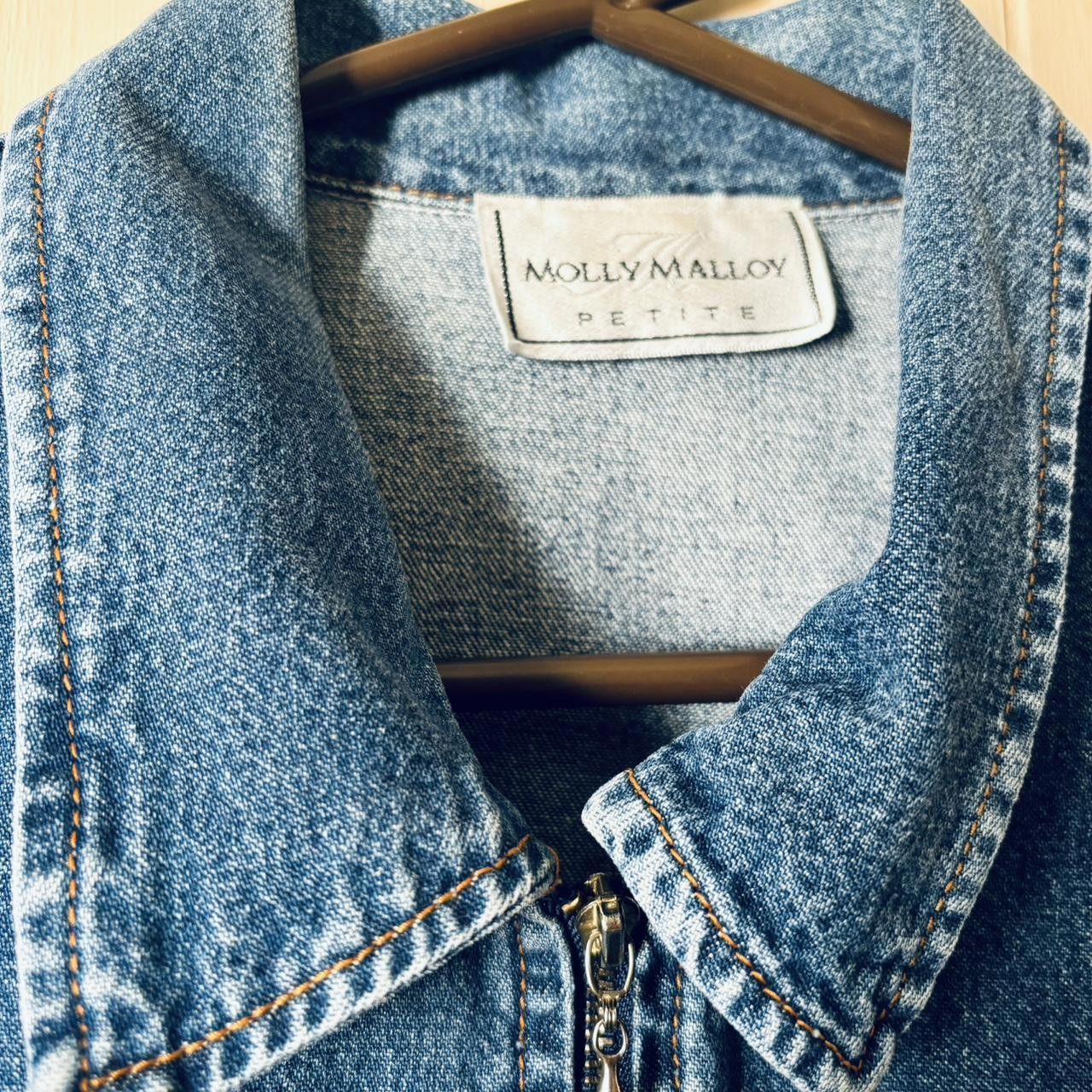 Designer Vintage 90s Women's blue denim vest Size M / US 6-8 / IT 42-44 - 2 Thumbnail