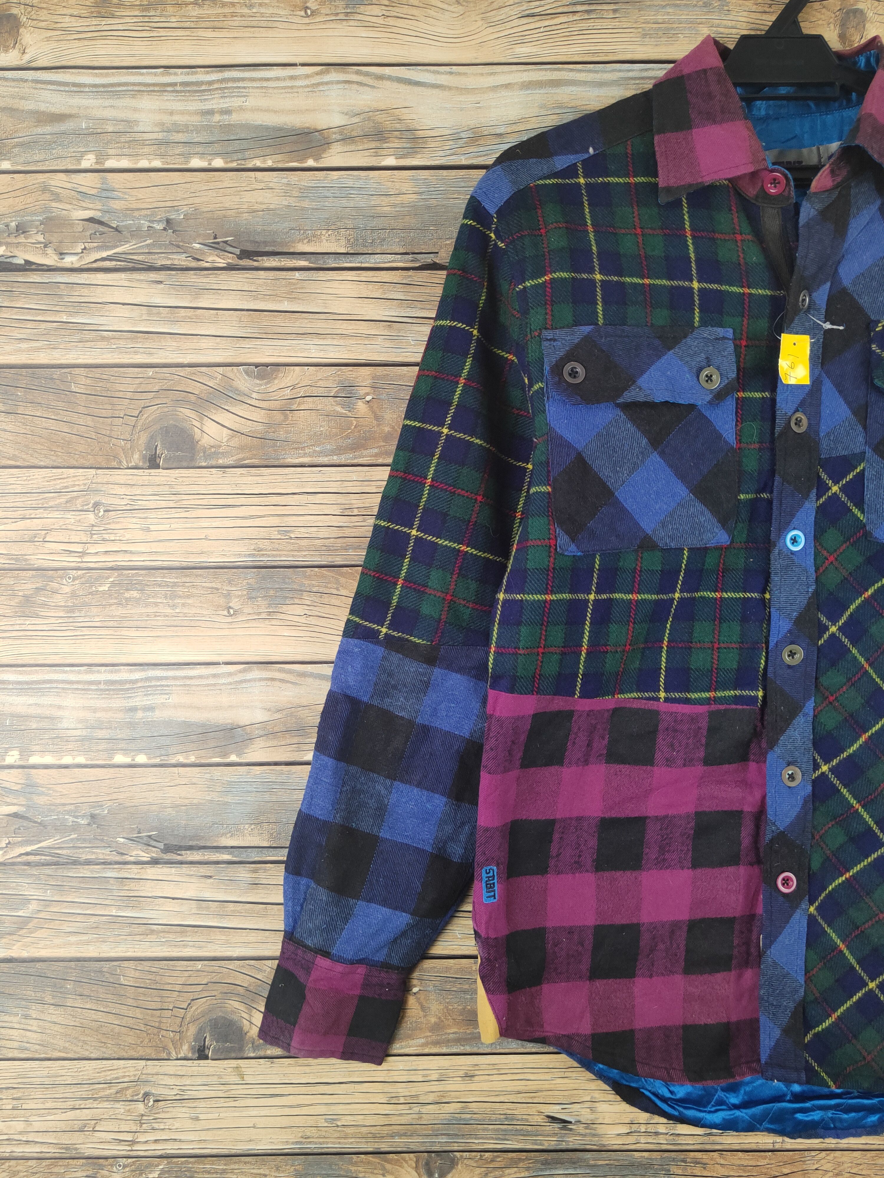 Japanese Brand DL Sabit patchwork japan vintage jacket #761 Size US S / EU 44-46 / 1 - 3 Thumbnail