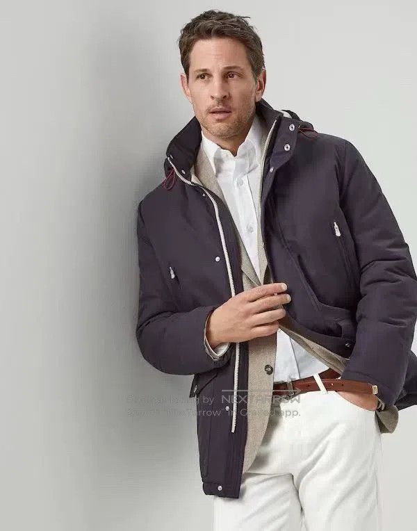 Brunello Cucinelli Brunello Cucinelli Hooded parka jacket with tech cotton pa Size US S / EU 44-46 / 1 - 5 Thumbnail