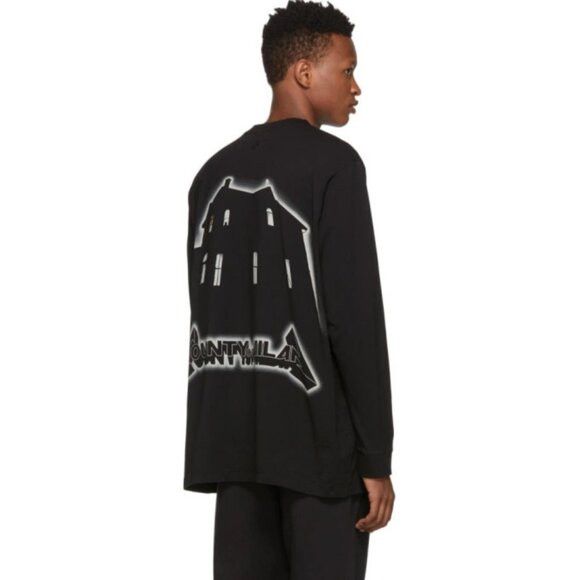 Marcelo Burlon Marcelo Burlon County of Milan Ghost House LS T-Shirt M Size US M / EU 48-50 / 2 - 1 Thumbnail