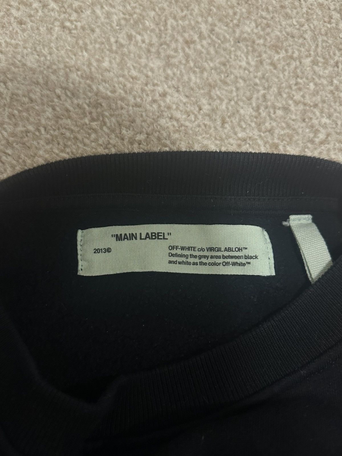 Off-White × Virgil Abloh Off-White Othelo’s Wolf Crew Sweat Size US S / EU 44-46 / 1 - 3 Thumbnail