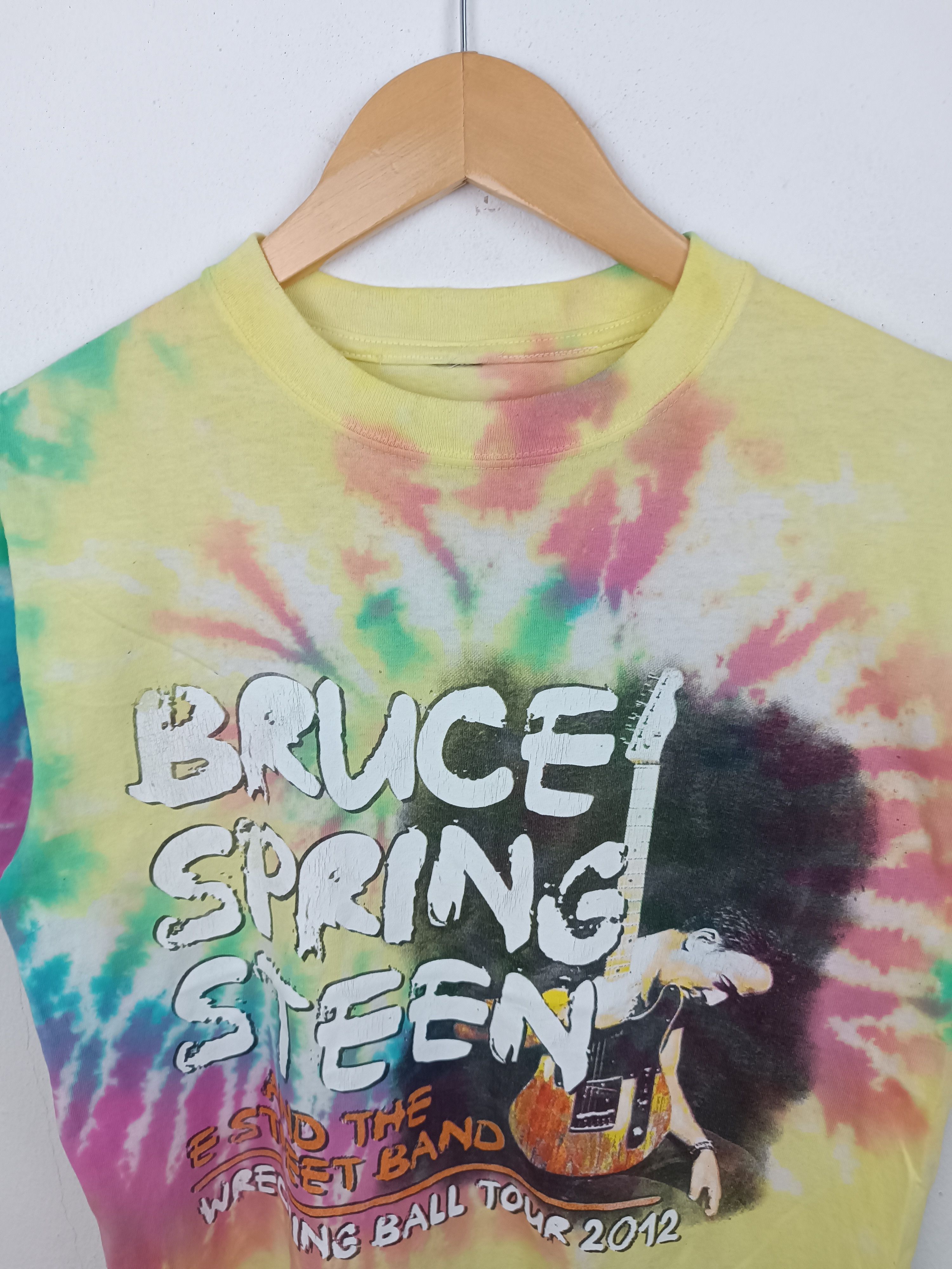 Band Tees VINTAGE 2012 BRUCE SPRINGSTEEN & E STREET BAND WRECKING BALL Size US M / EU 48-50 / 2 - 9 Thumbnail