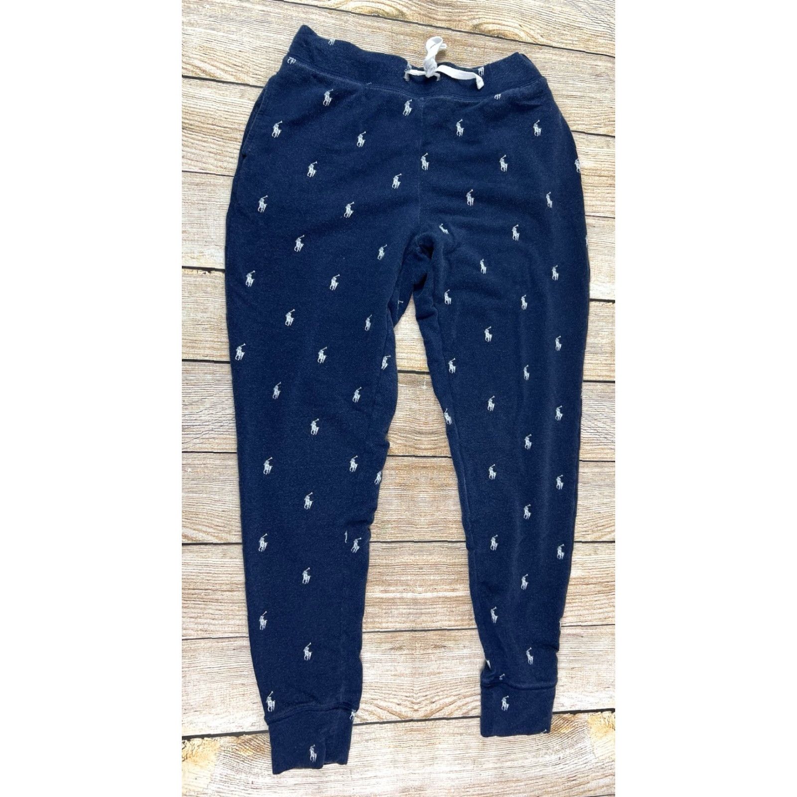 Polo Ralph Lauren Men Polo Ralph Lauren Navy All Over Pony Sleep Jogger Pants Size Small Size US S / EU 44-46 / 1 - 2 Thumbnail