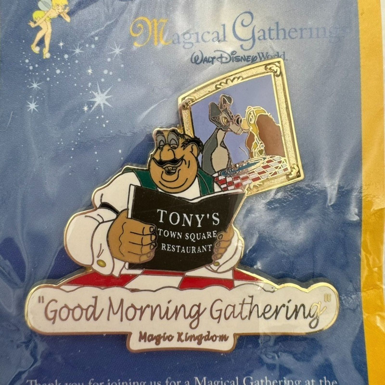 Disney Disney Parks Dining Lady & Tramp Tony’s Town Square Pin Size ONE SIZE - 2 Thumbnail