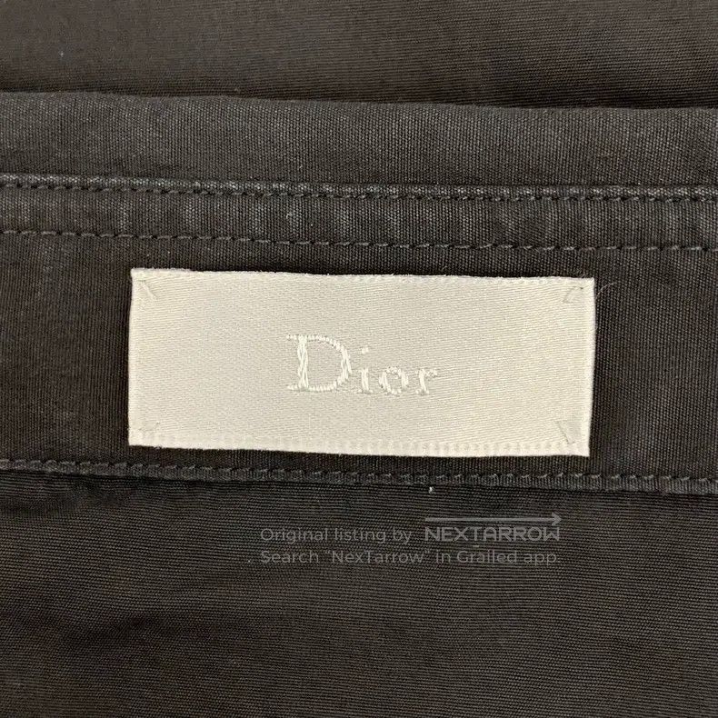 Dior Dior Black bee embroidered cotton lapel long-sleeved shirt Size US S / EU 44-46 / 1 - 6 Thumbnail