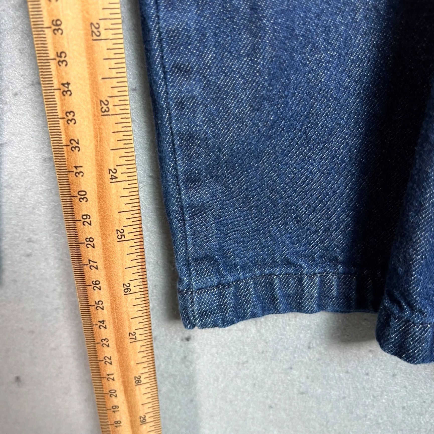 Muji VINTAGE Muji Men’s Small Relaxed Fit Denim Jogger Pants Blue Elastic Waist Casual Size US 29 - 6 Thumbnail