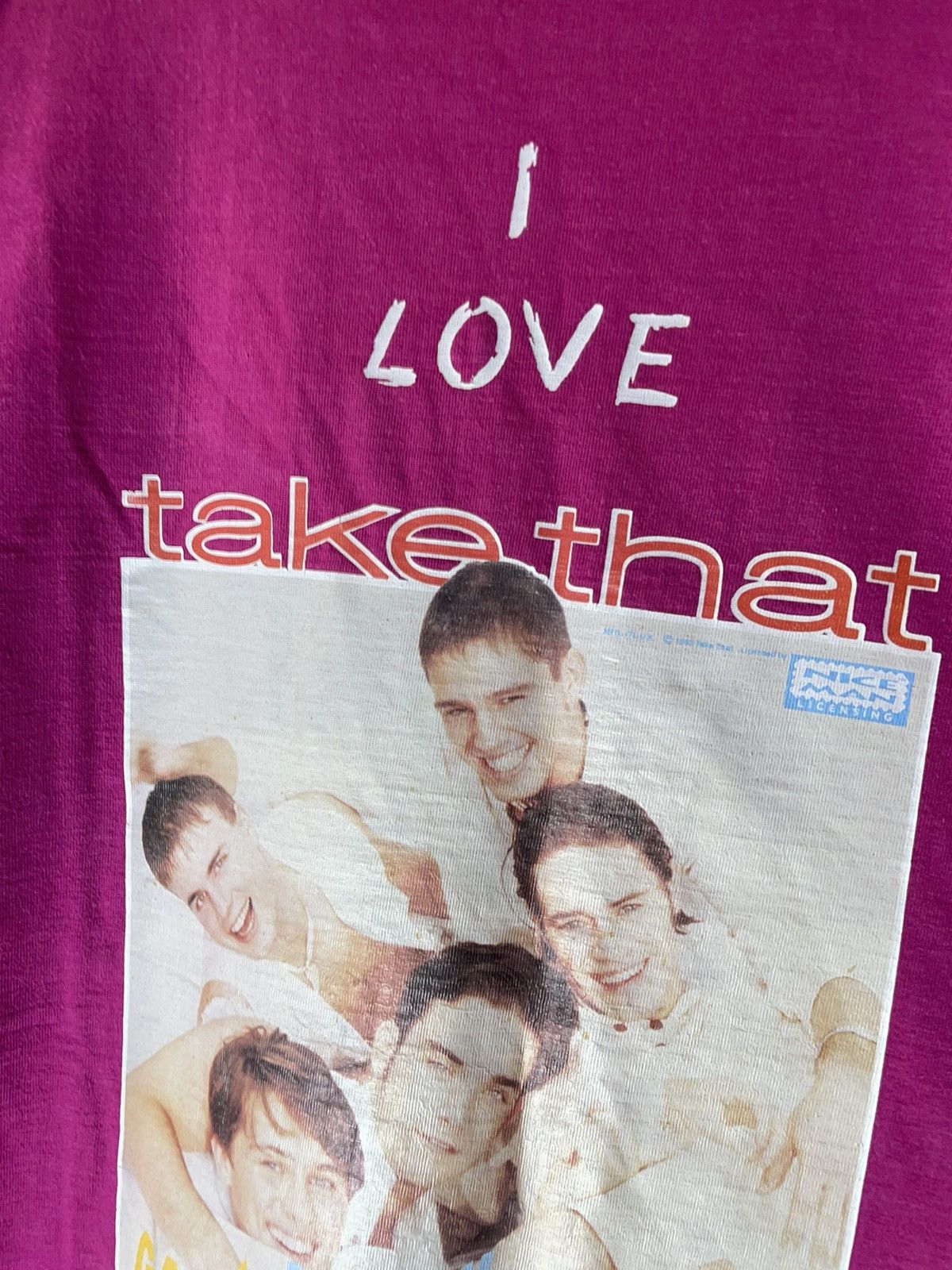 Band Tees × Vintage Take That Band vintage 1993 streetwear T shirt Size US L / EU 52-54 / 3 - 8 Thumbnail