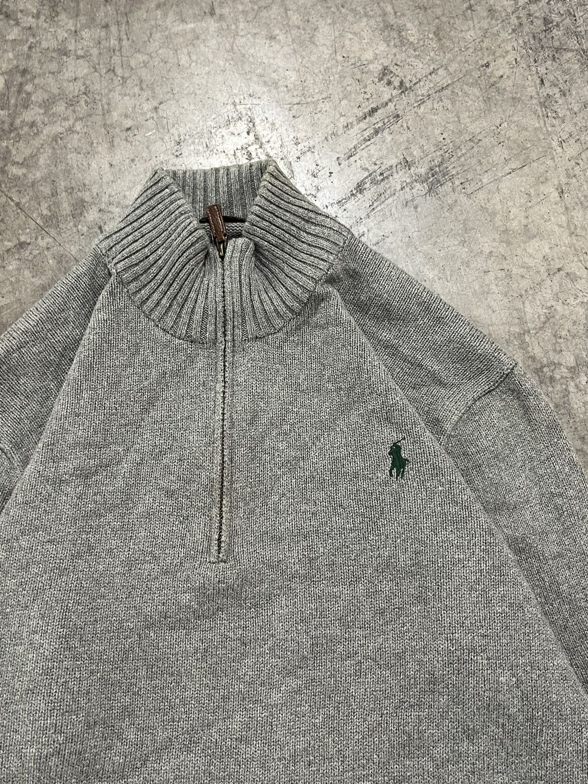 Polo Ralph Lauren × Vintage Polo Ralph Lauren vintage 1/4th zip knit sweater preppy hype Size US XL / EU 56 / 4 - 5 Thumbnail