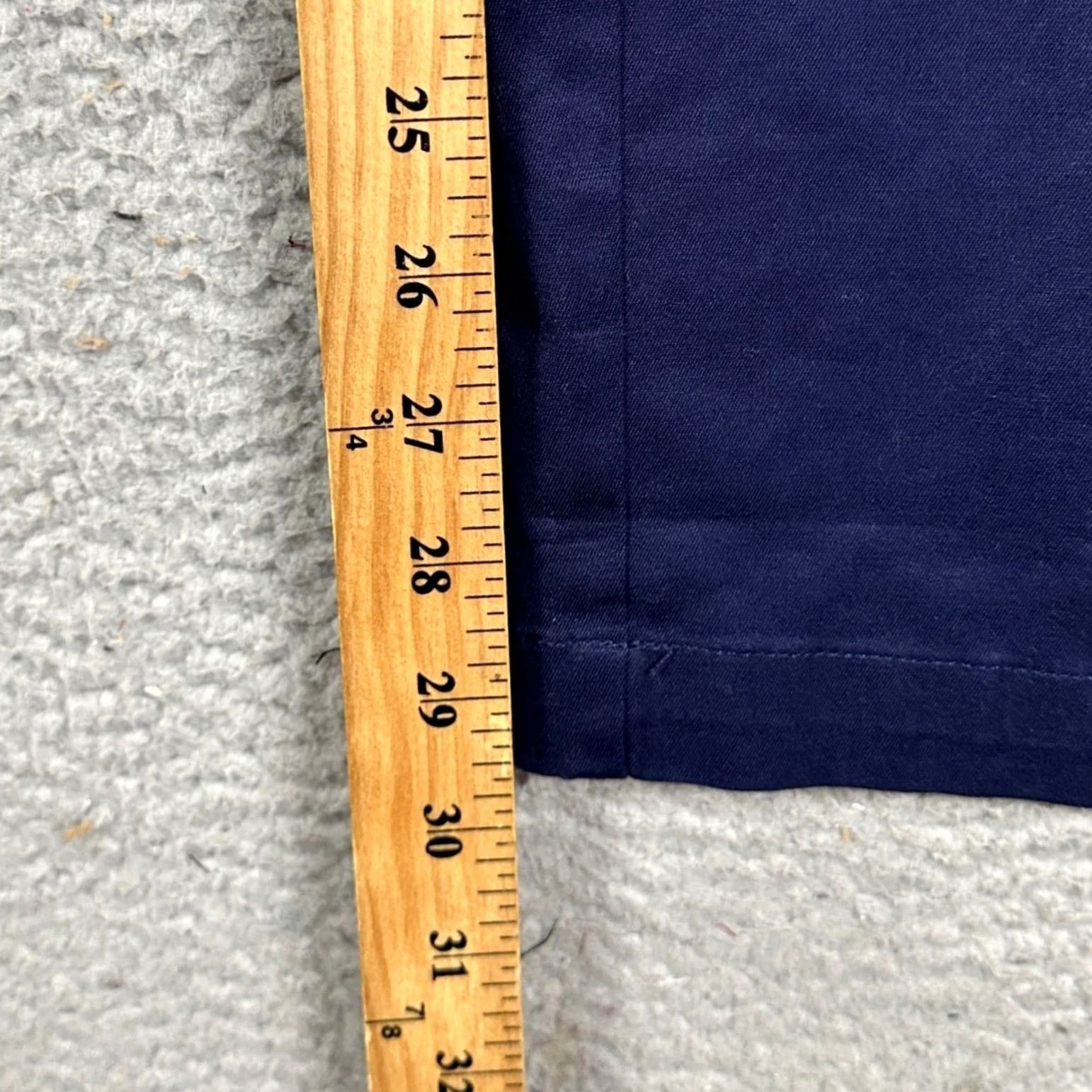 Vineyard Vines Vineyard Vines Pants Mens 35X30 Navy Blue Khakis Flat Front Stretch Straight Leg Size US 35 - 6 Thumbnail
