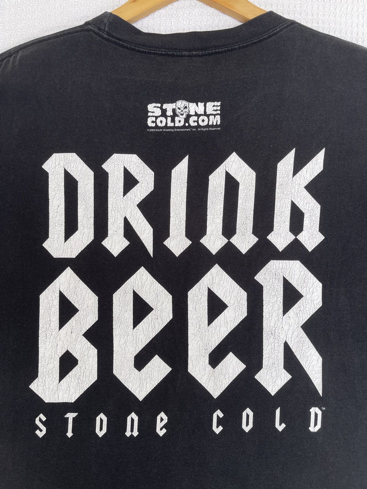 Rap Tees Rare🔥Vtg WWF Stone Cold Steve Austin Fuck Fear Faded Tee Size US XL / EU 56 / 4 - 4 Thumbnail