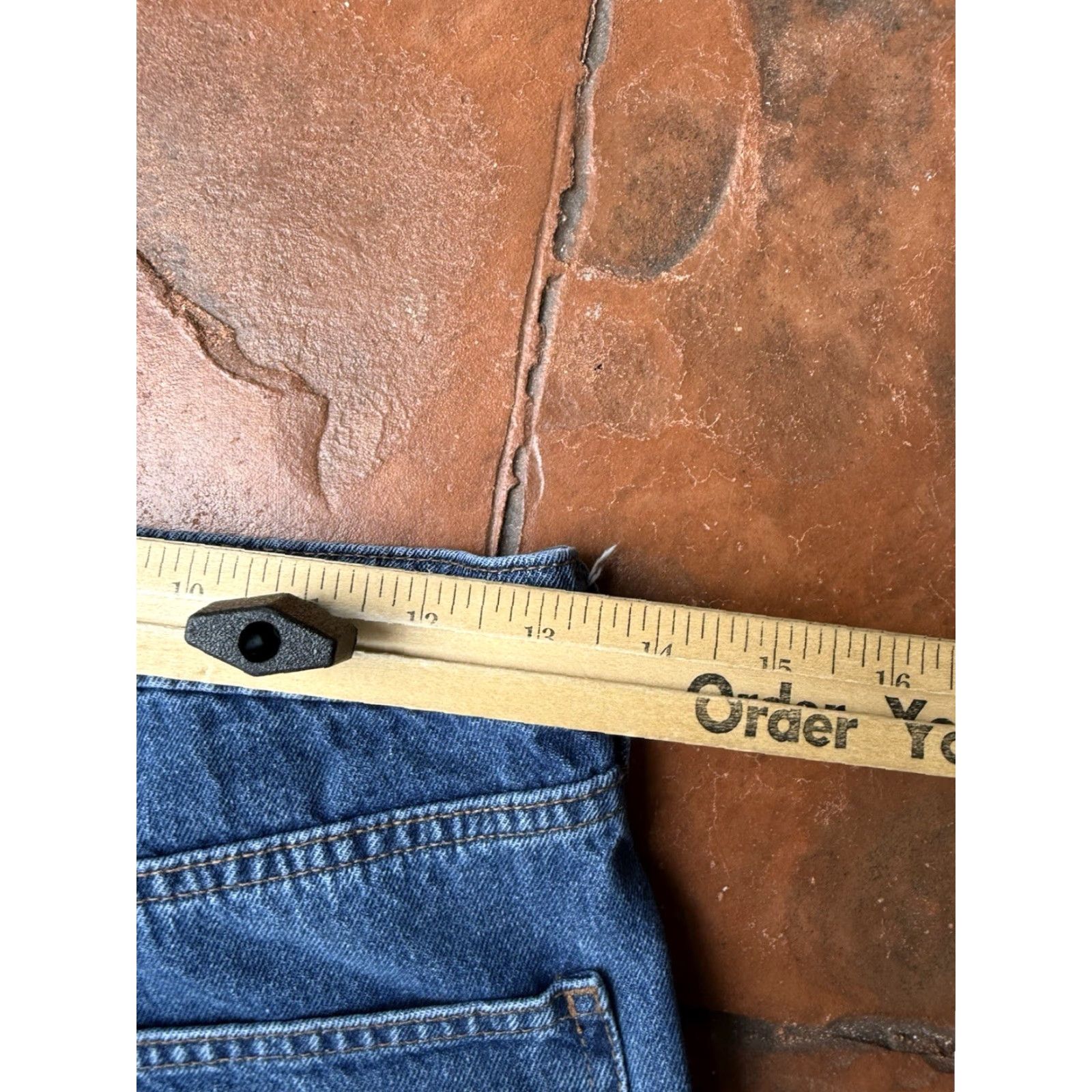 Gap VINTAGE Gap 90s Loose Carpenter Double Knee Jeans Women’s 14 Size 36" / US 14 / IT 50 - 4 Thumbnail